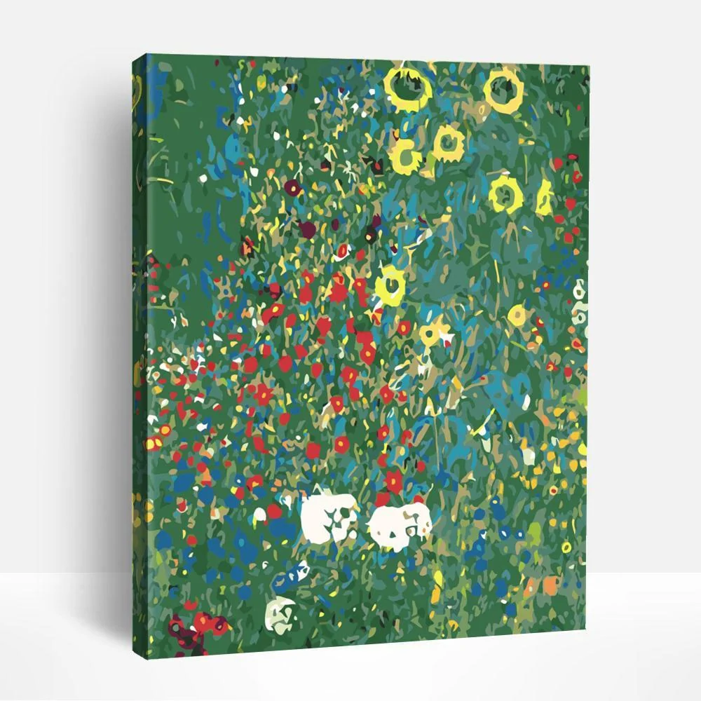 Farm Garden - Gustav Klimt | Paint By Numbers