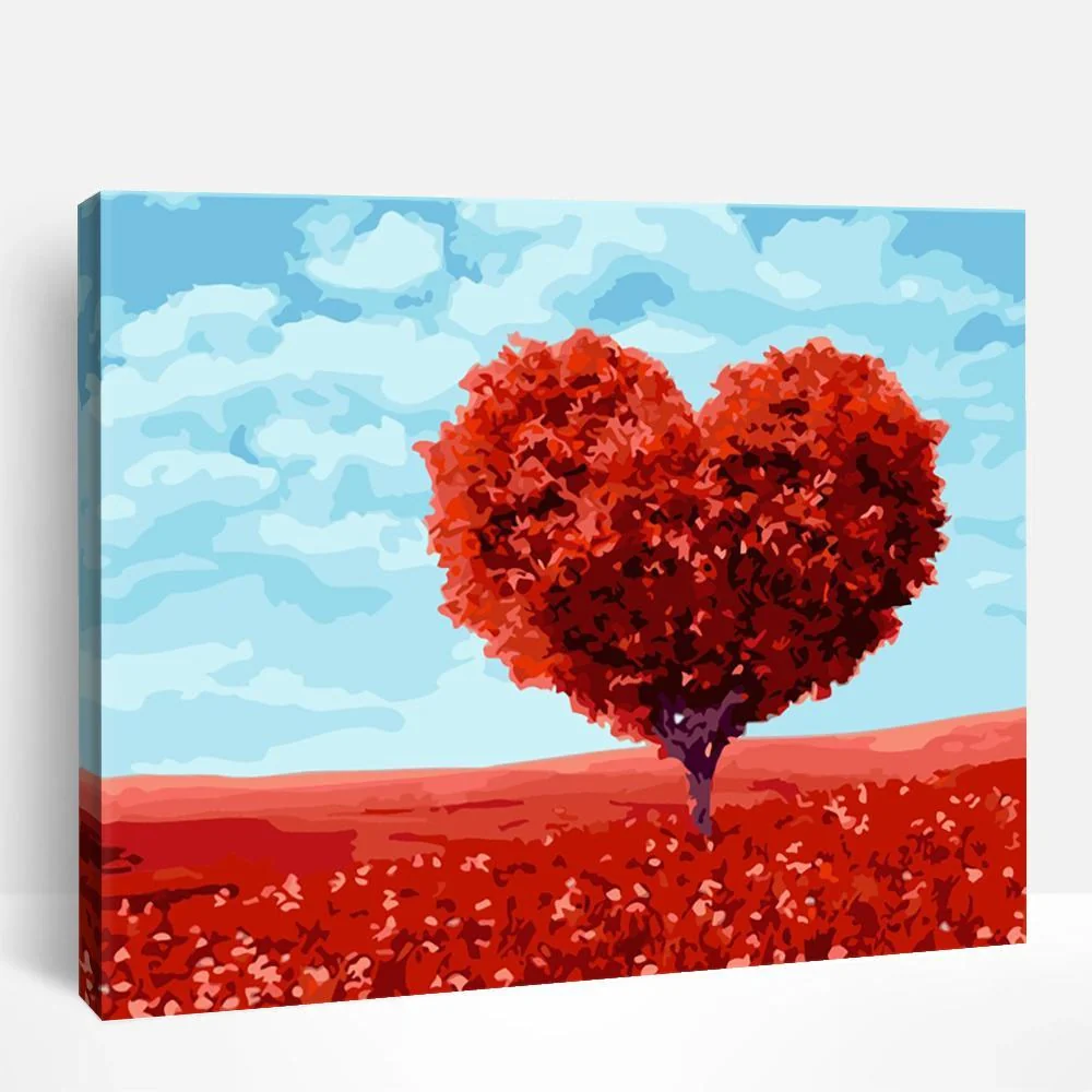 Love Heart Tree | Paint By Numbers