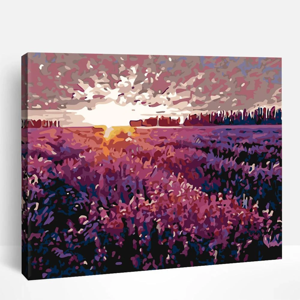 Lavender Sunset | Paint By Numbers