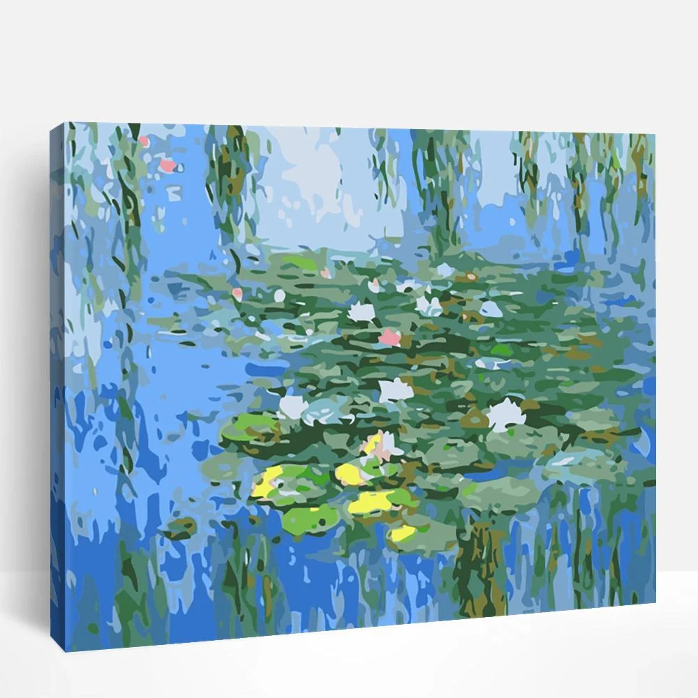 Calm Water Pond | Paint By Numbers