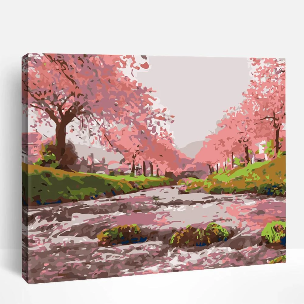 Blossoms and Fall | Paint By Numbers