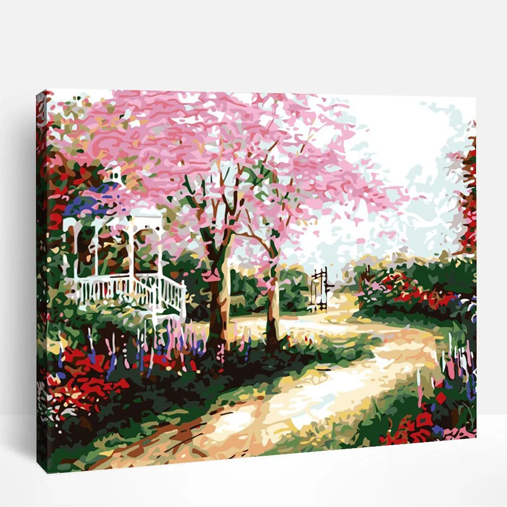 Cherry Blossom Trees | Paint By Numbers