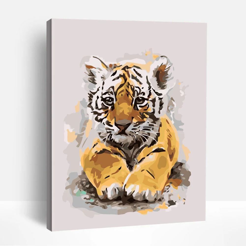 Tiger Cub | Paint By Numbers
