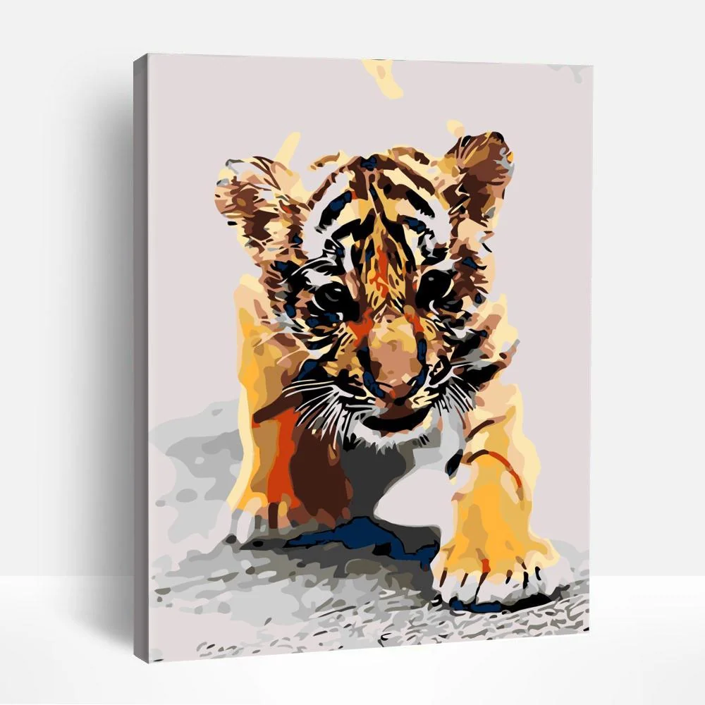 Tiger Paws | Paint By Numbers
