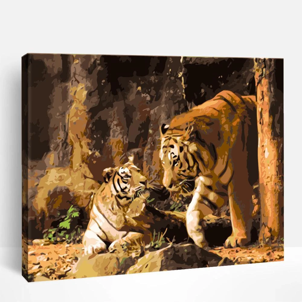 Jungle Tigers | Paint By Numbers