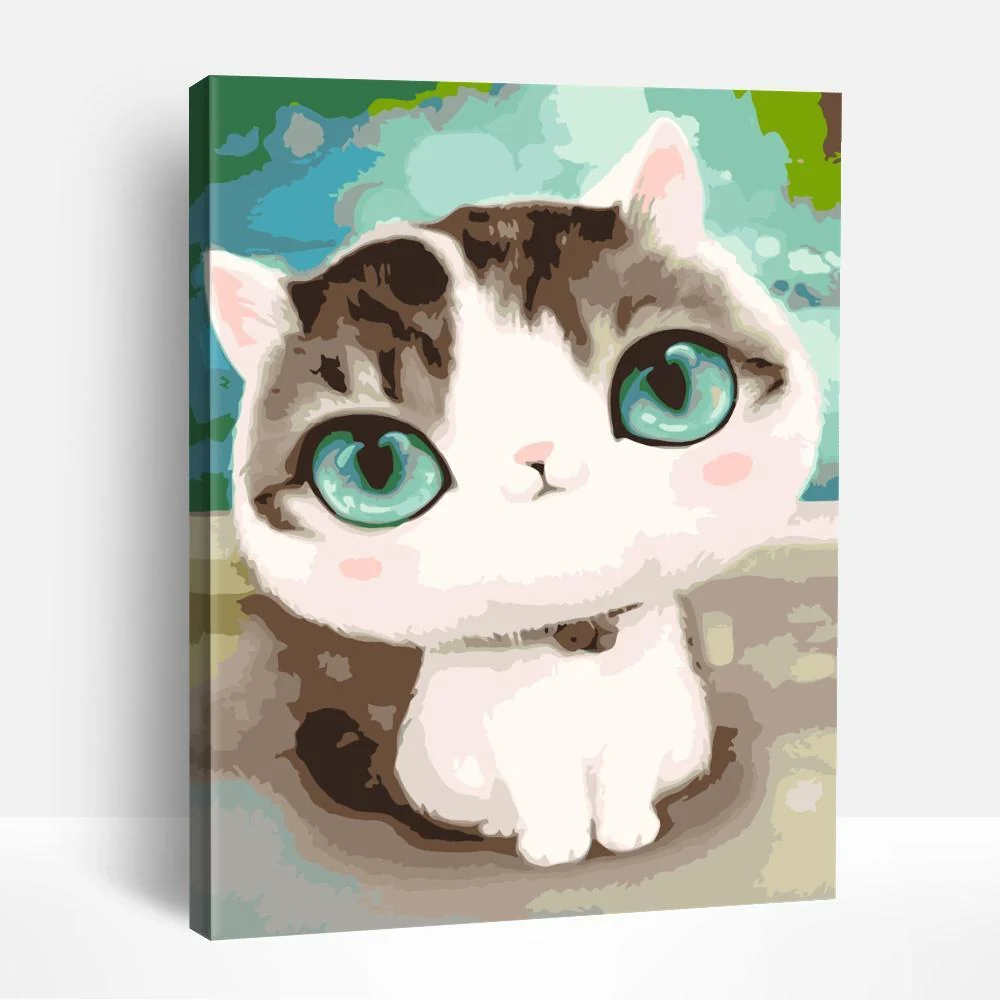 Cute Kitty | Paint By Numbers