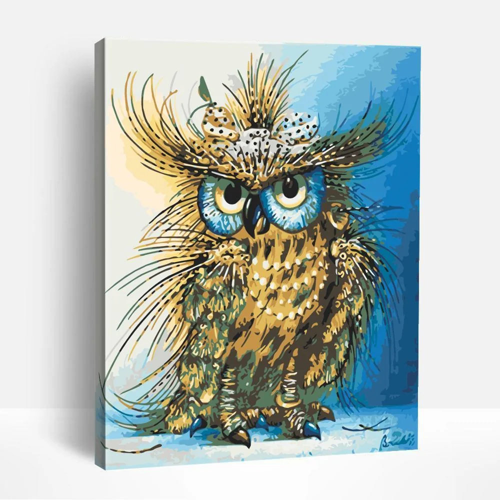 Fiesty Owl | Paint By Numbers