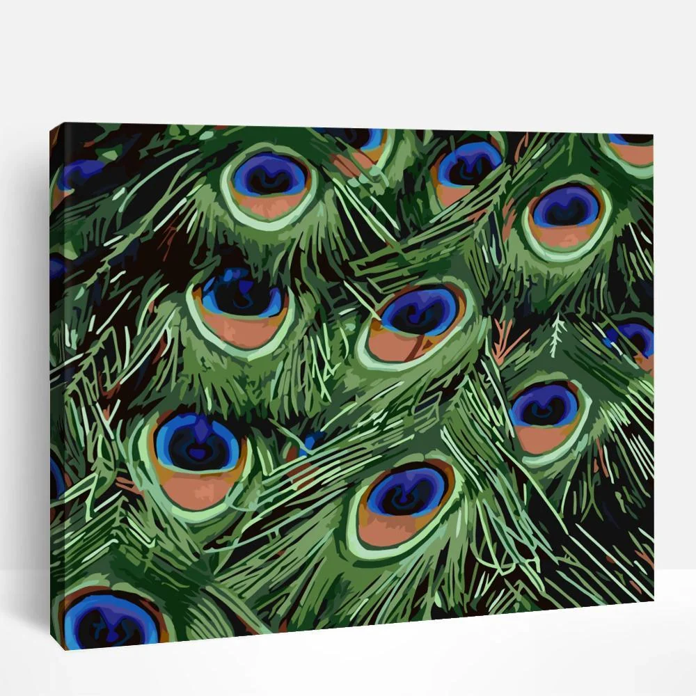 Peacock Feather | Paint By Numbers