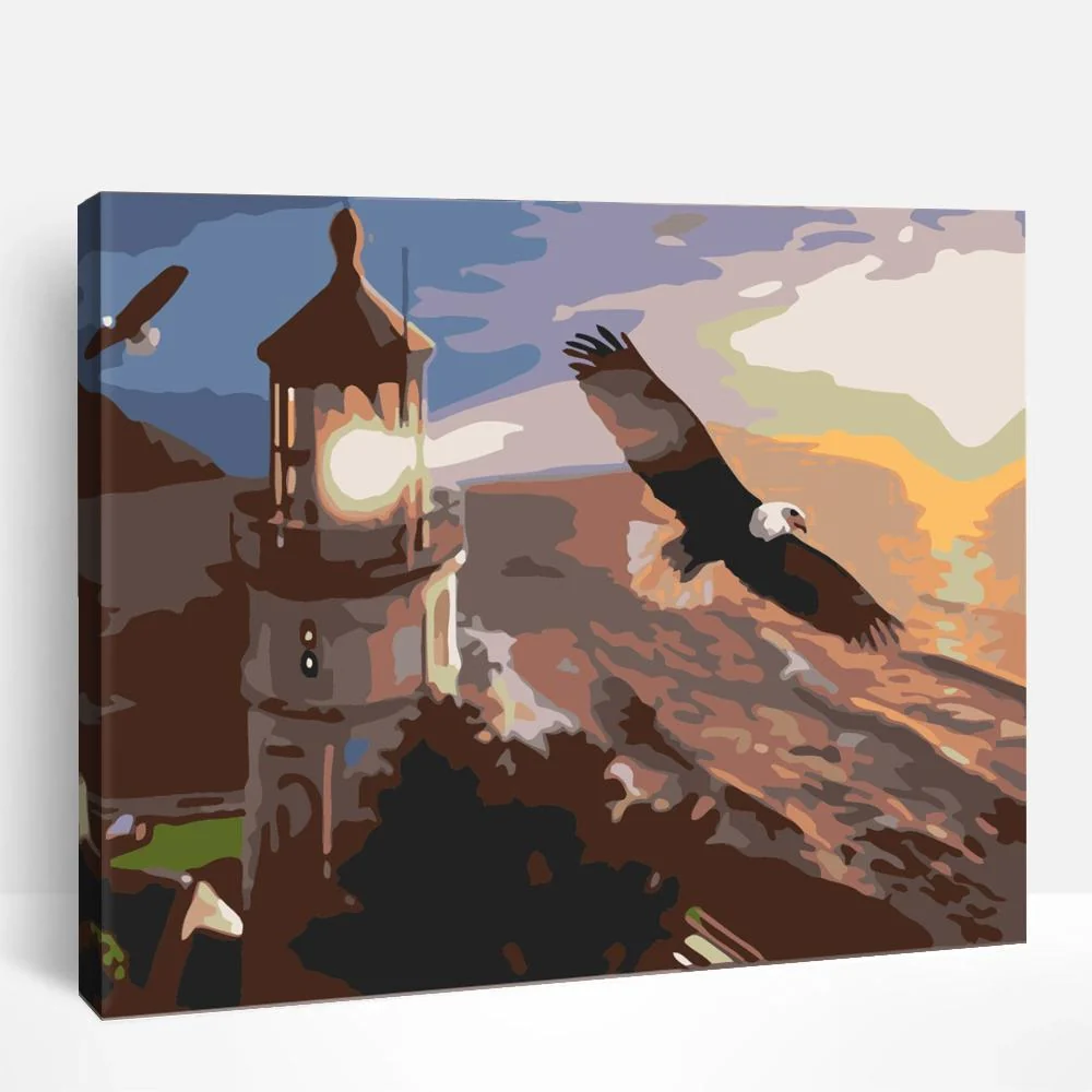 Eagles in Flight | Paint By Numbers
