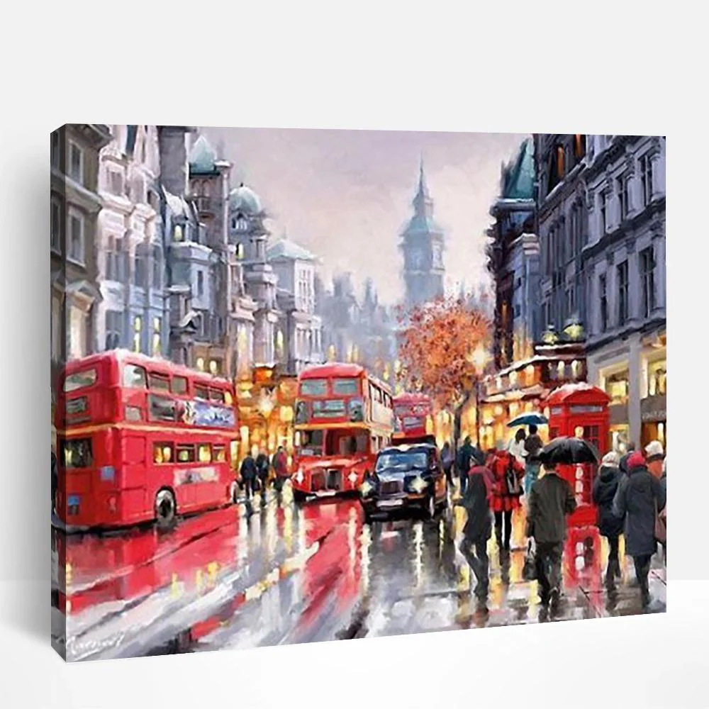 England Streets | Paint By Numbers