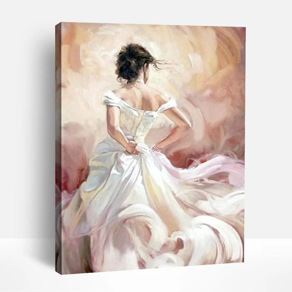 White Gown | Paint By Numbers