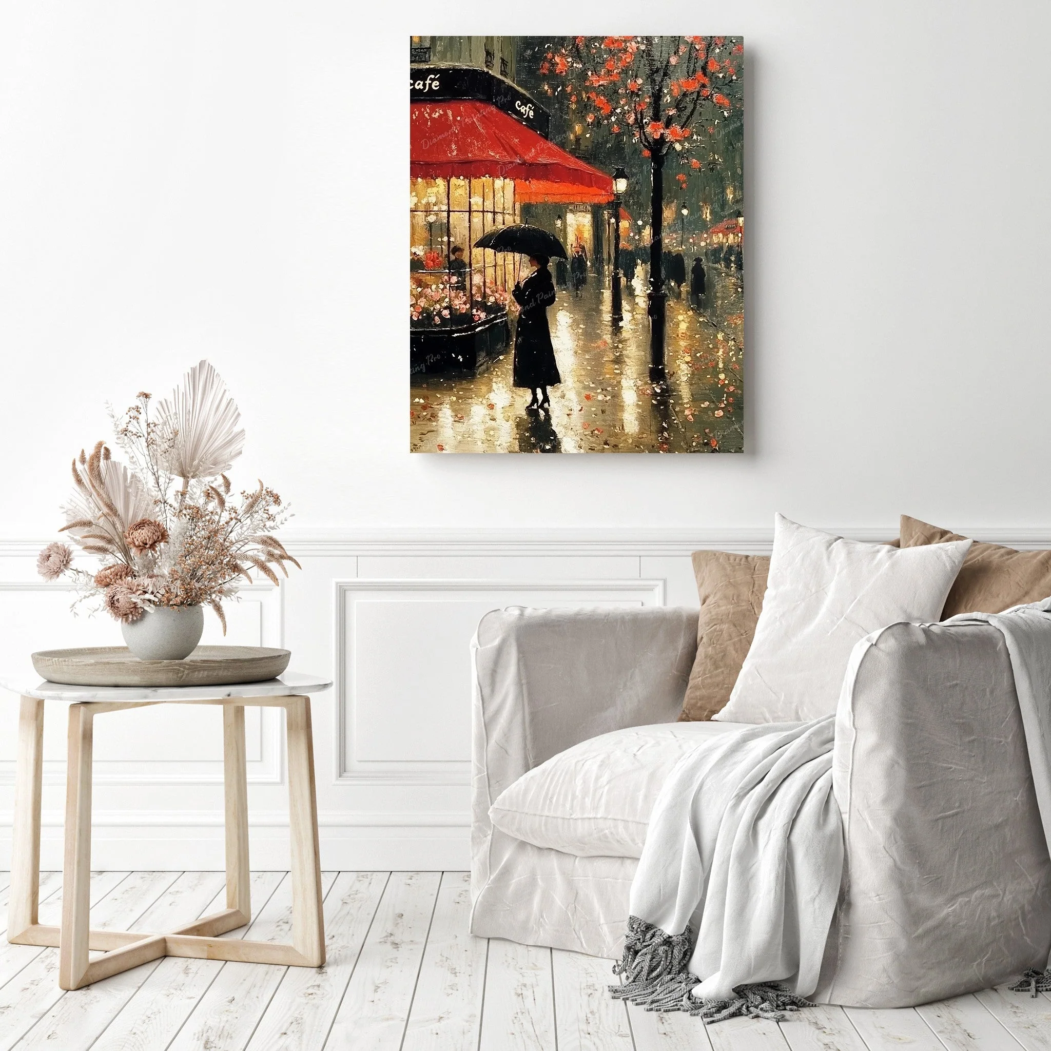 Paris in the Rain | Diamond Painting - Image 3