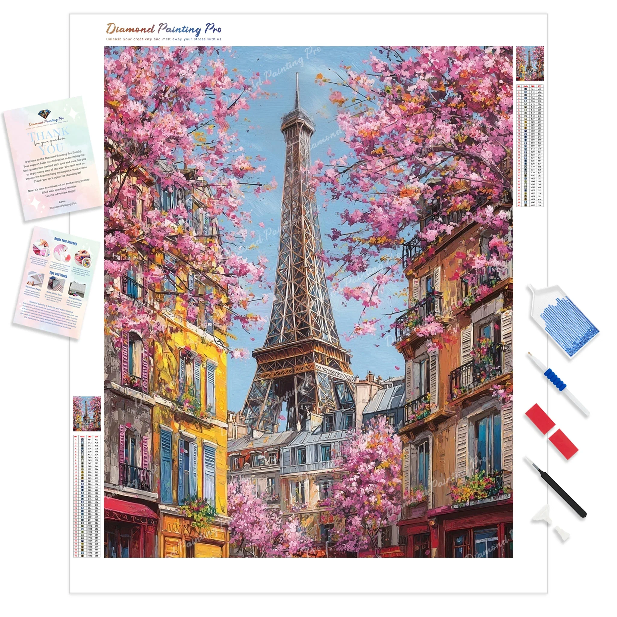 Parisian Pink Morning | Diamond Painting