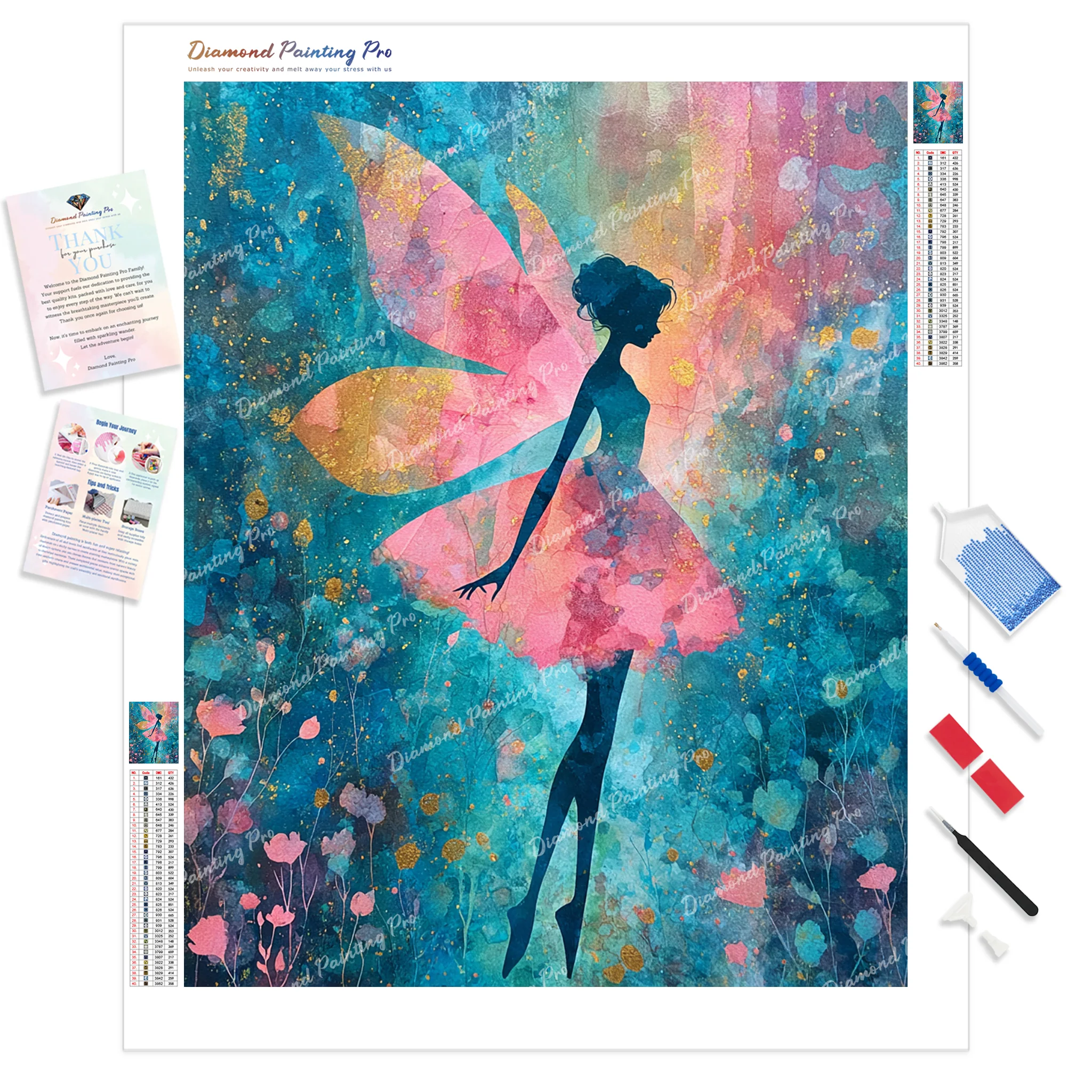 Pink Fairy Ballerina | Diamond Painting