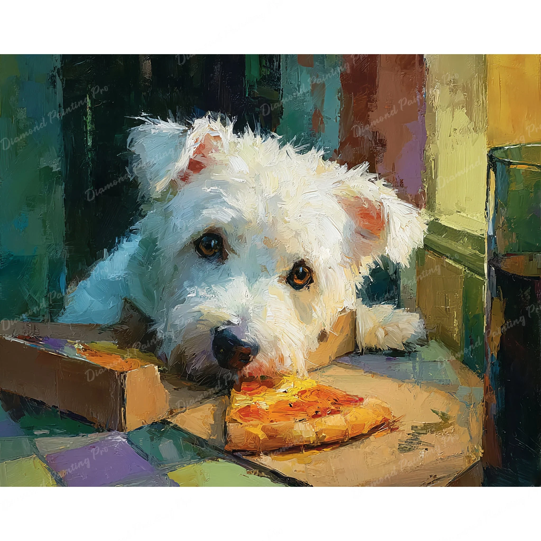 Pizza Paws | Diamond Painting - Image 2