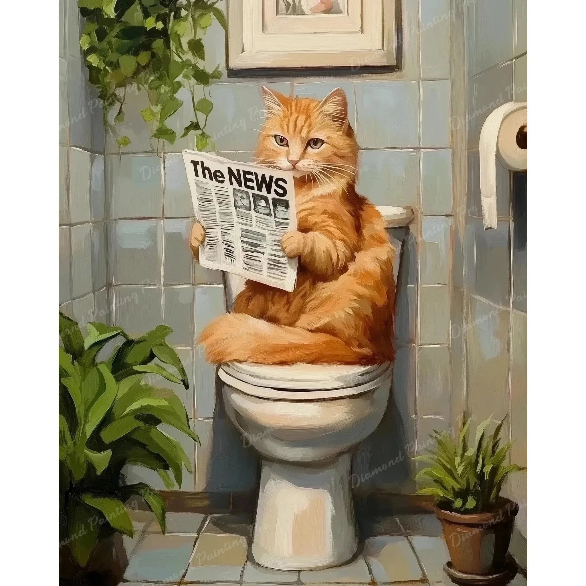 Potty Reader | Diamond Painting - Image 2