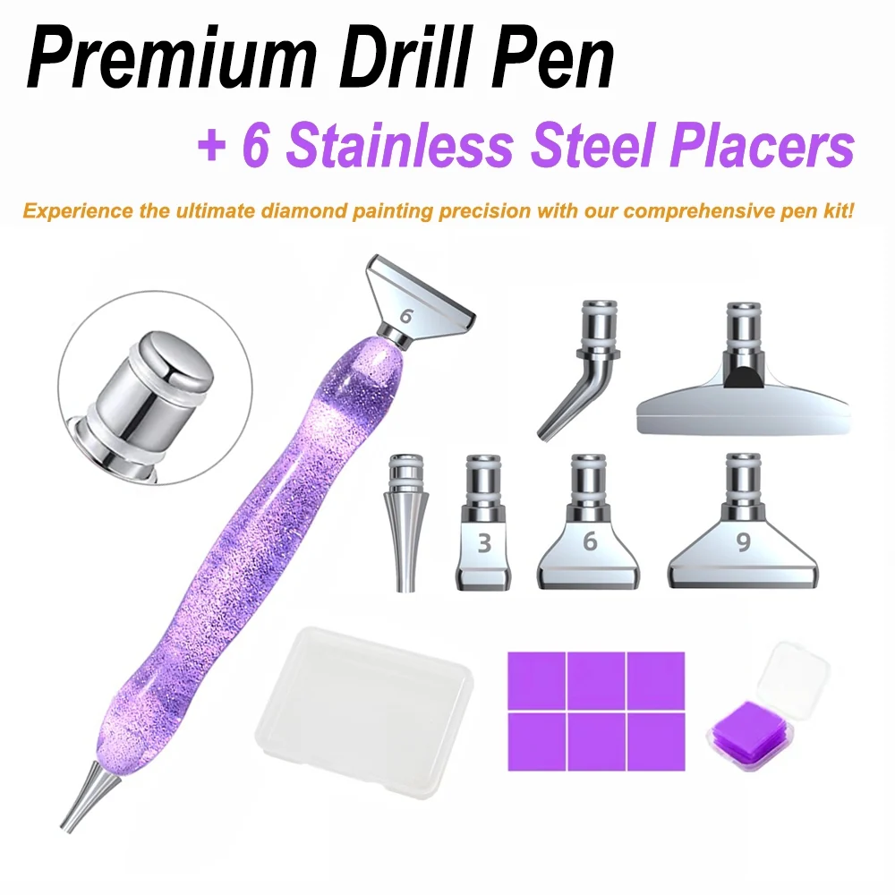 Premium Drill Pen + 6 Stainless Steel Placers - Image 3