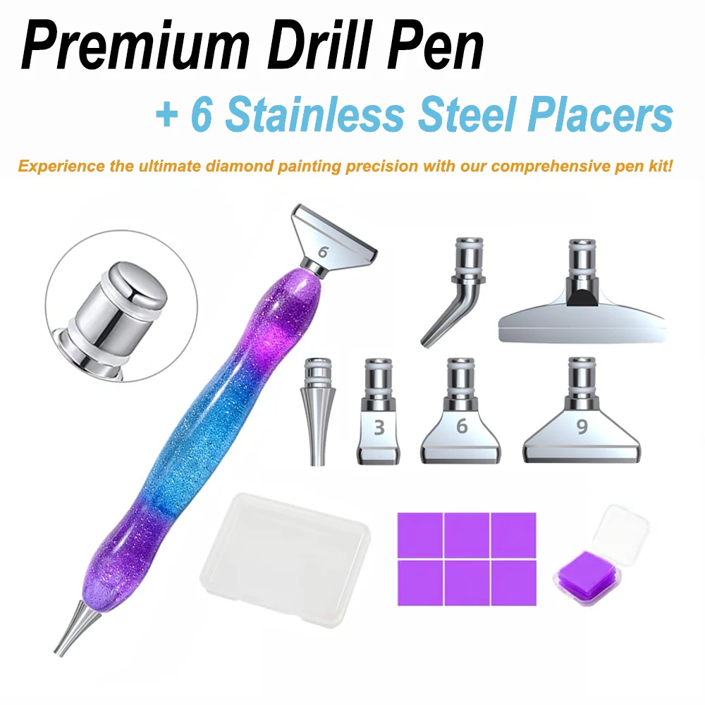 Premium Drill Pen + 6 Stainless Steel Placers - Image 4