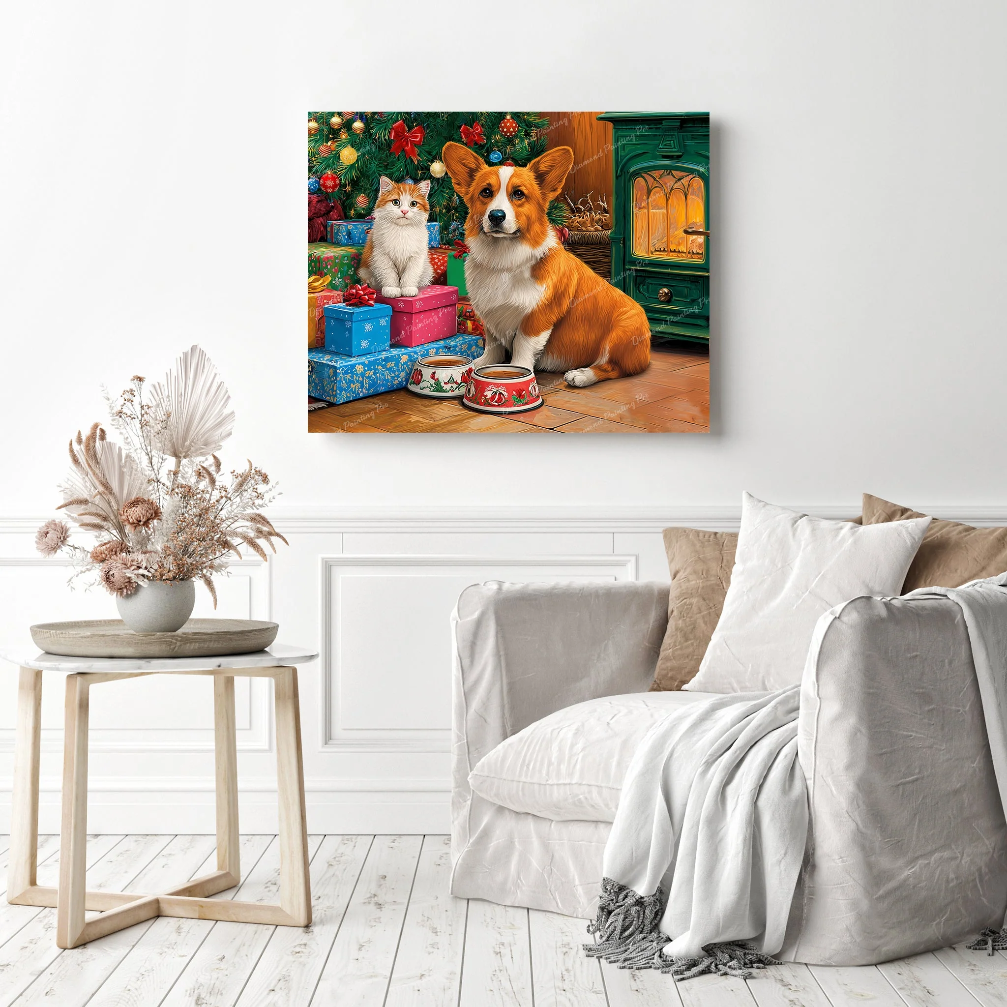 Presents and Paws | Diamond Painting - Image 3