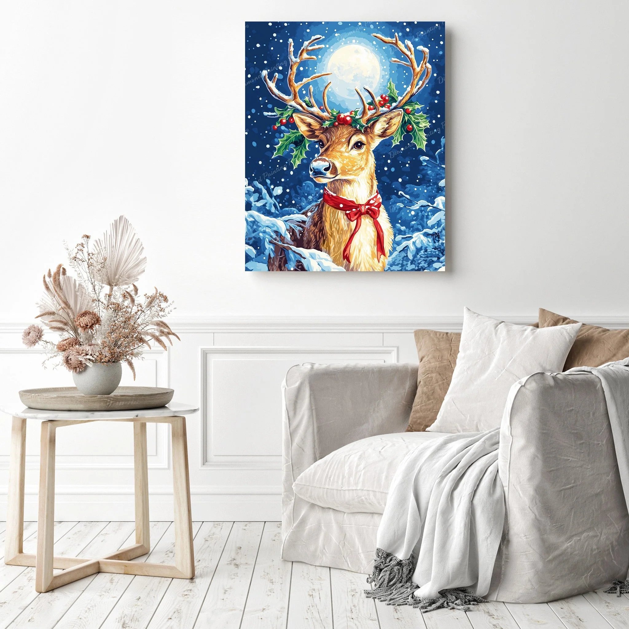 Reindeer's Christmas Eve | Diamond Painting - Image 3