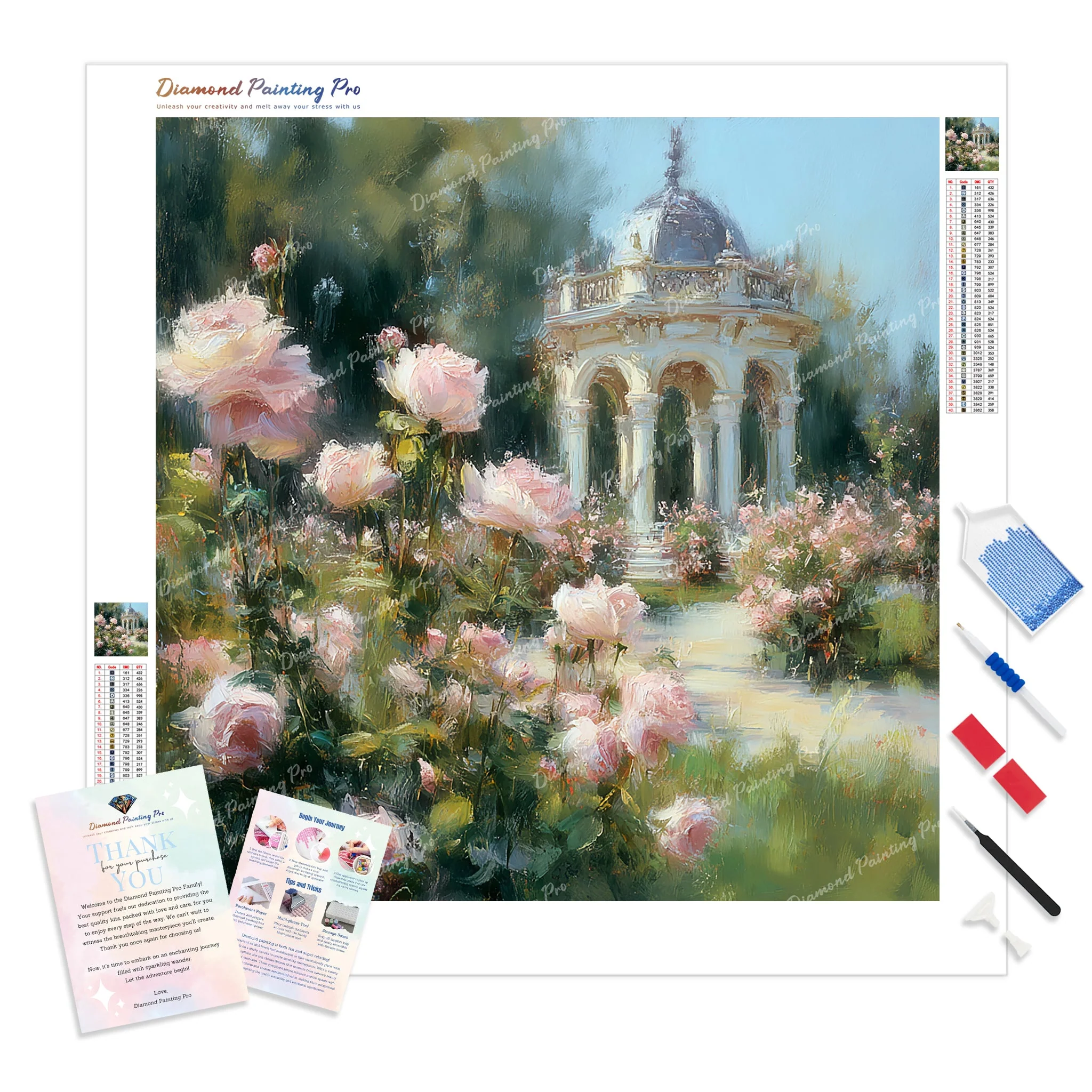 Rose Garden | Diamond Painting