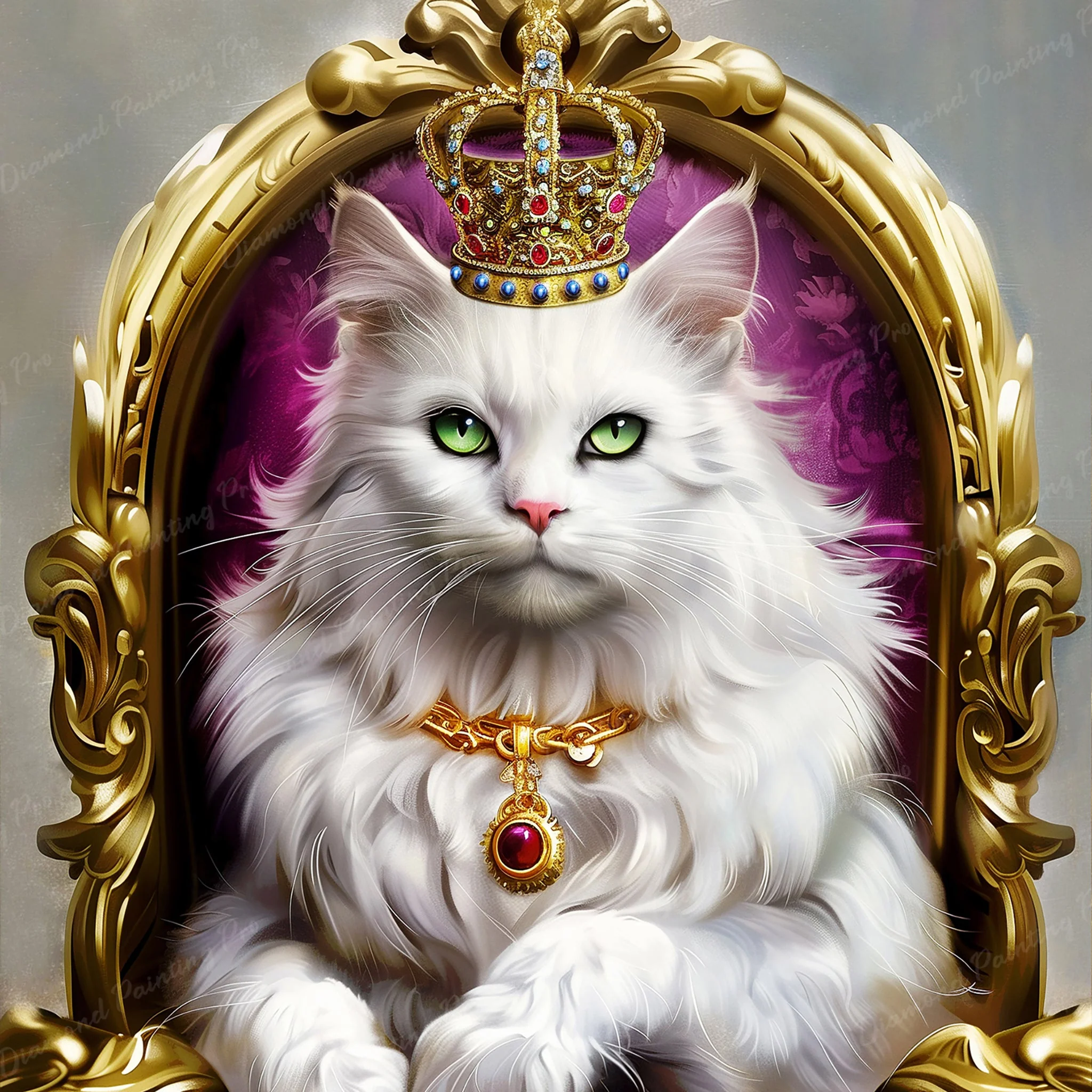 Royal Whiskers | Diamond Painting - Image 2