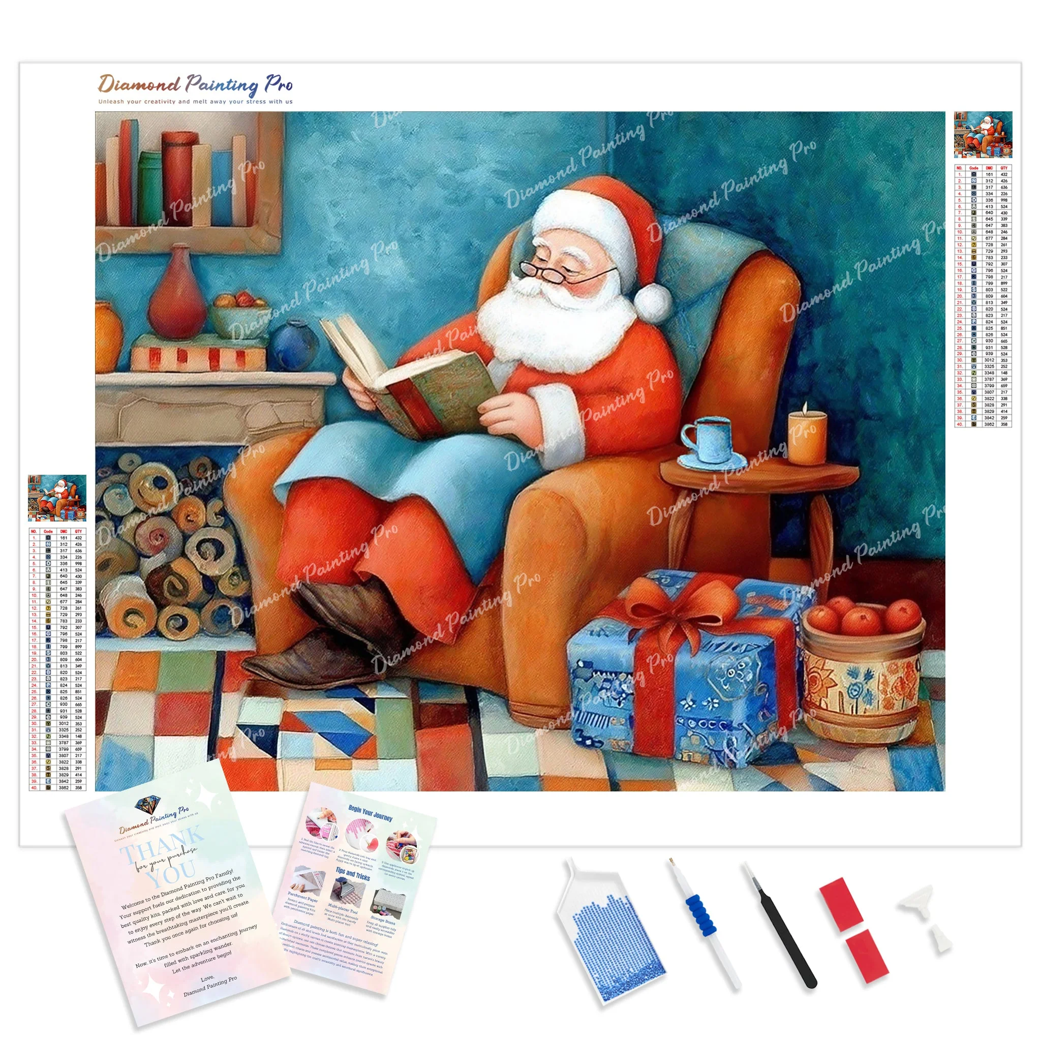 Santa's Cozy Corner | Diamond Painting