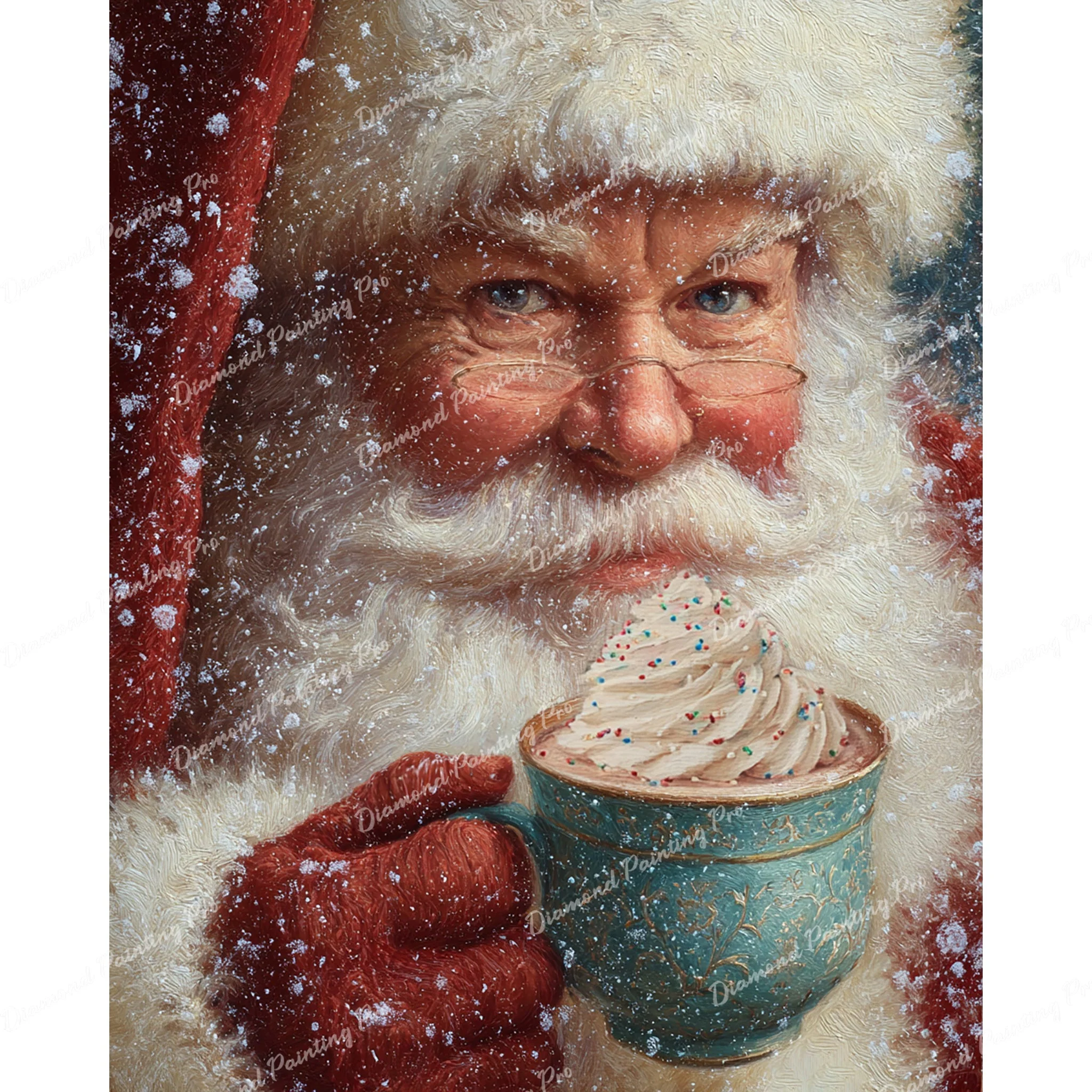 Santa's Hot Cocoa Break | Diamond Painting - Image 2