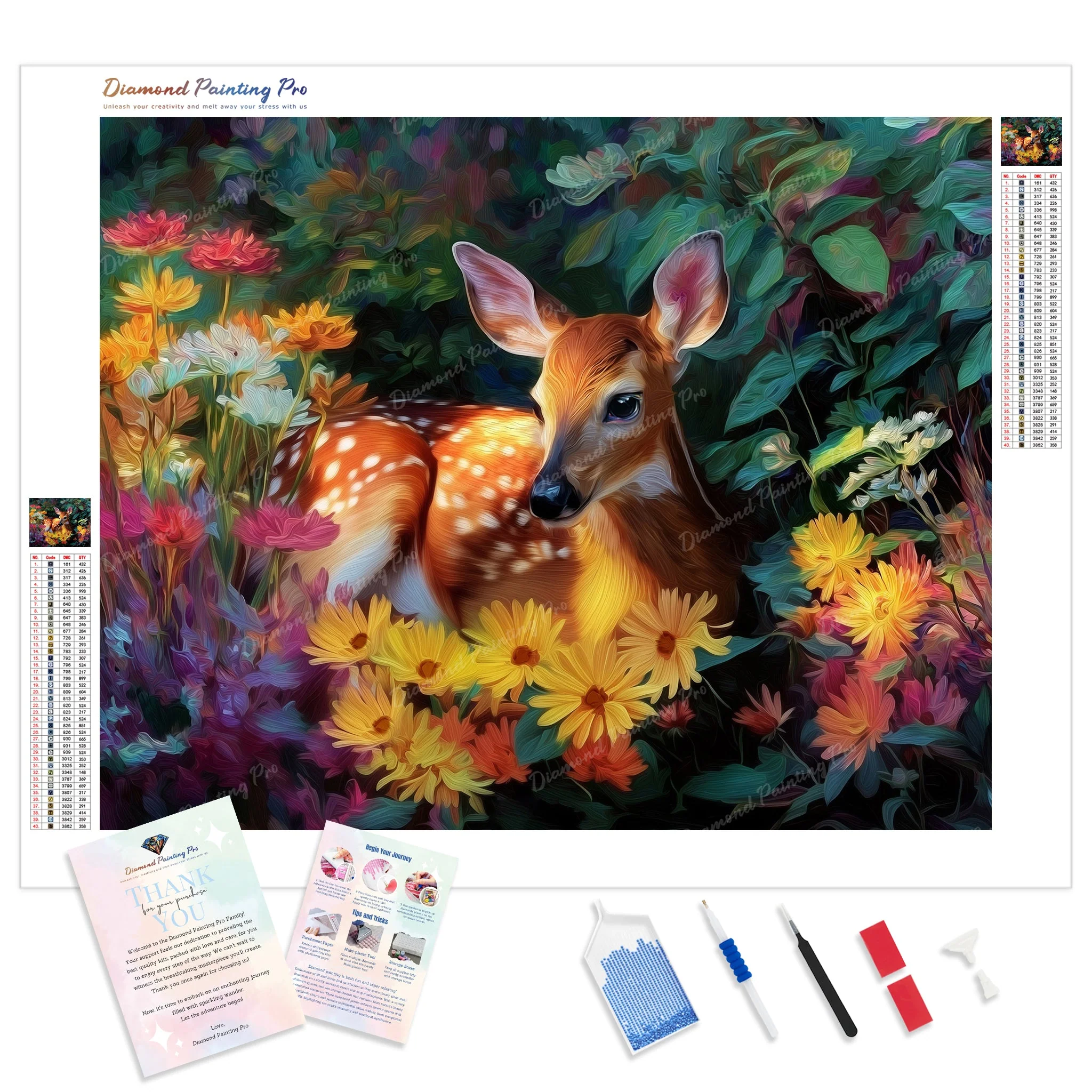 Secret Garden Deer | Diamond Painting