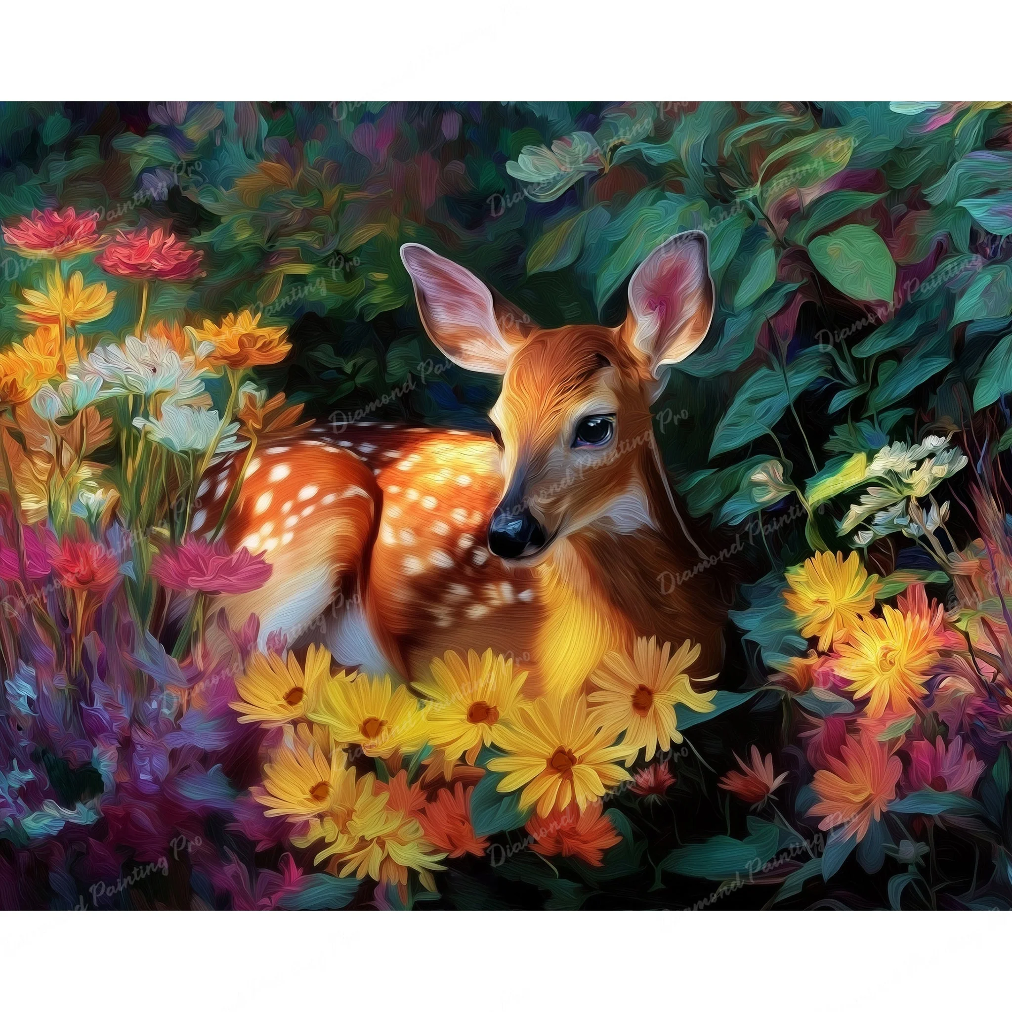 Secret Garden Deer | Diamond Painting - Image 2