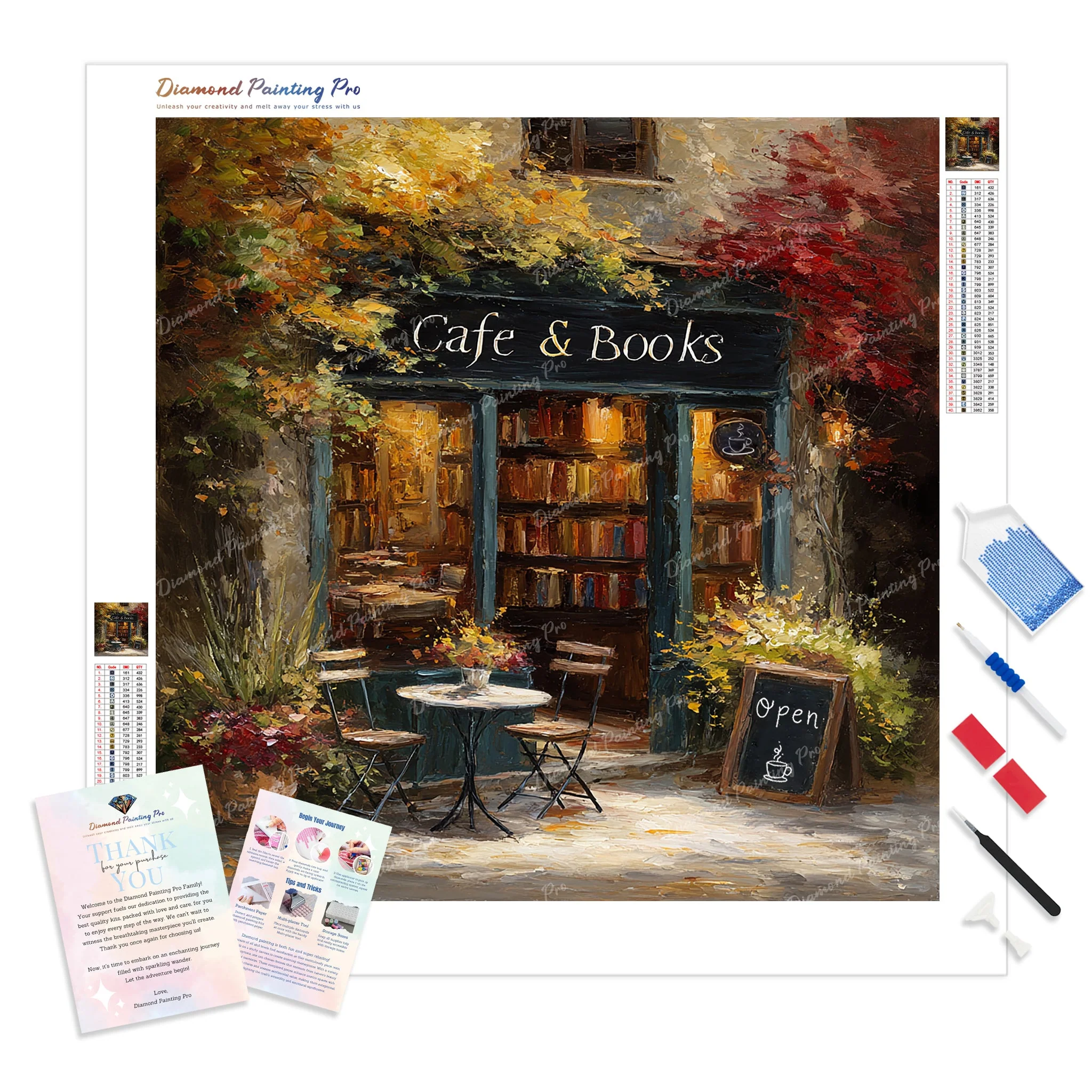 Sip and Read | Diamond Painting