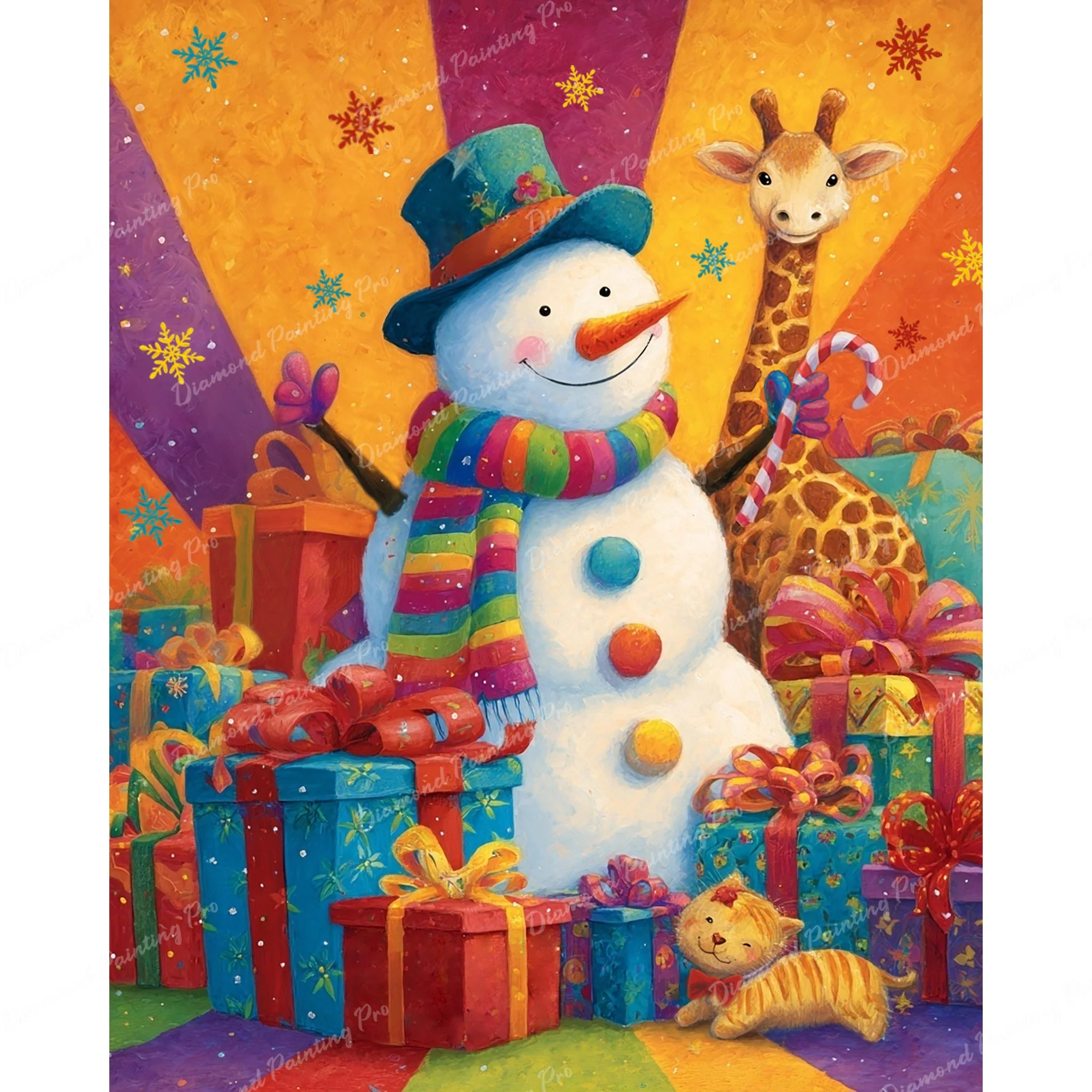 Snowman Fiesta | Diamond Painting - Image 2