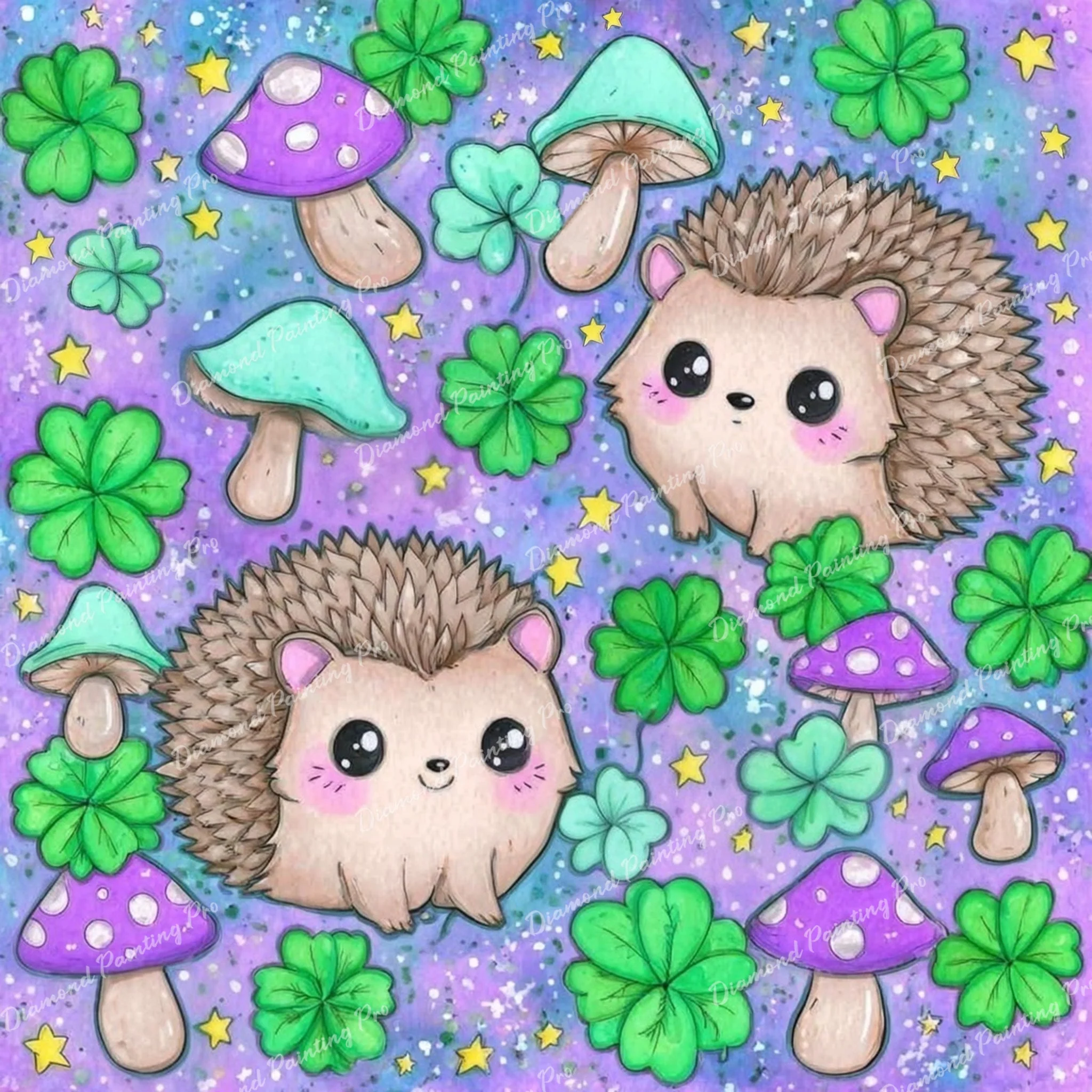 Sparkle Quills & Clover | Diamond Painting - Image 2