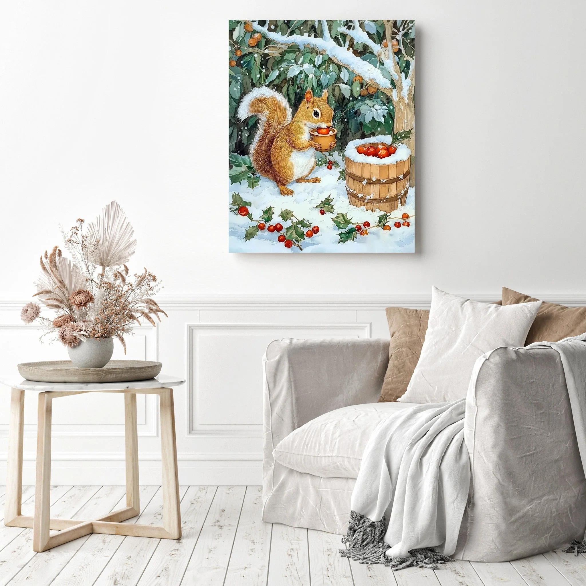 Squirrel and Berries | Diamond Painting - Image 3