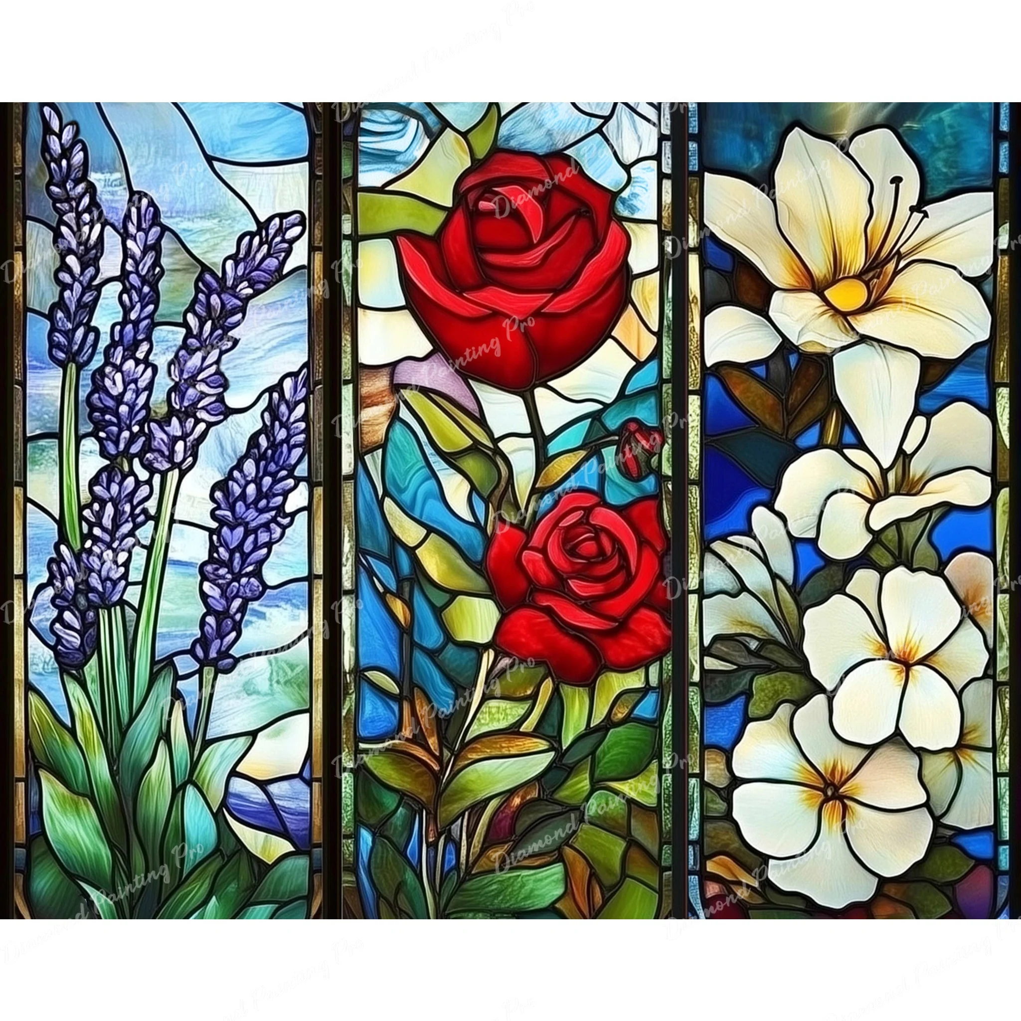 Stained Glass Garden | Diamond Painting - Image 2