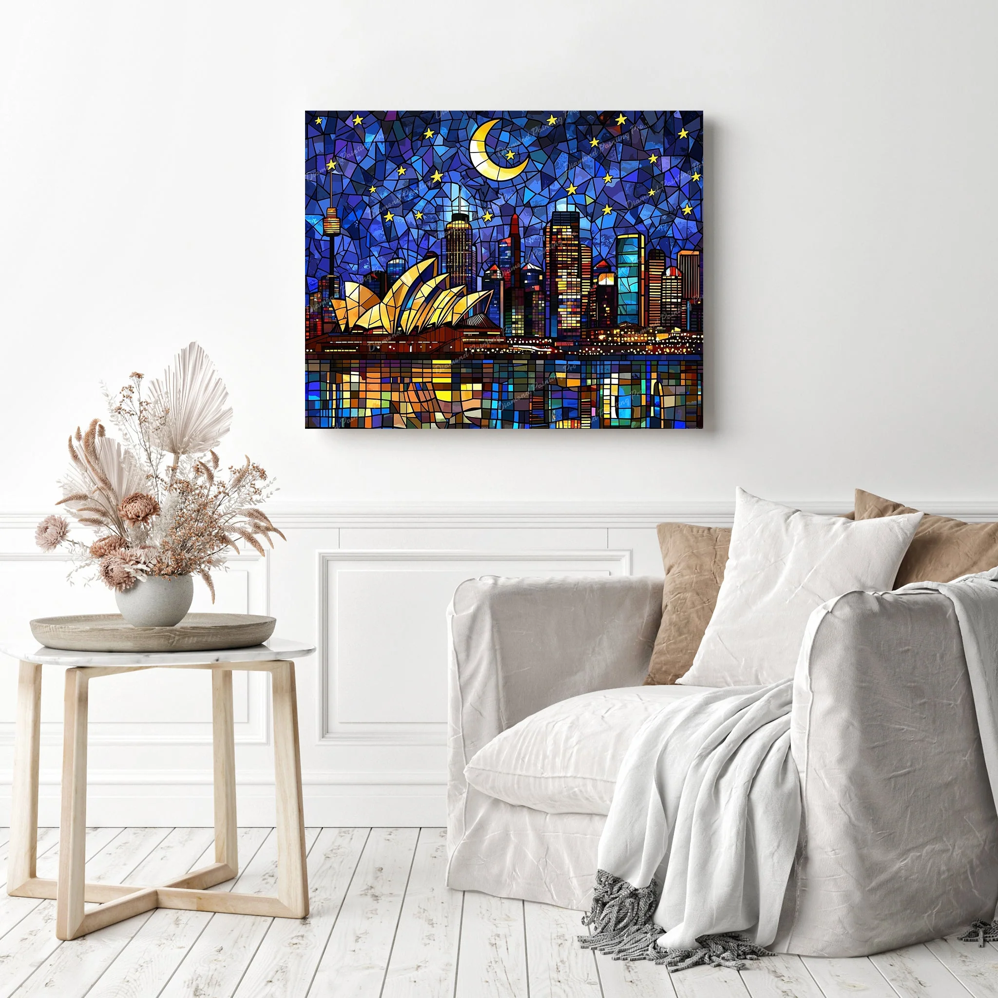 Stained Glass Sydney Skyline | Diamond Painting - Image 3