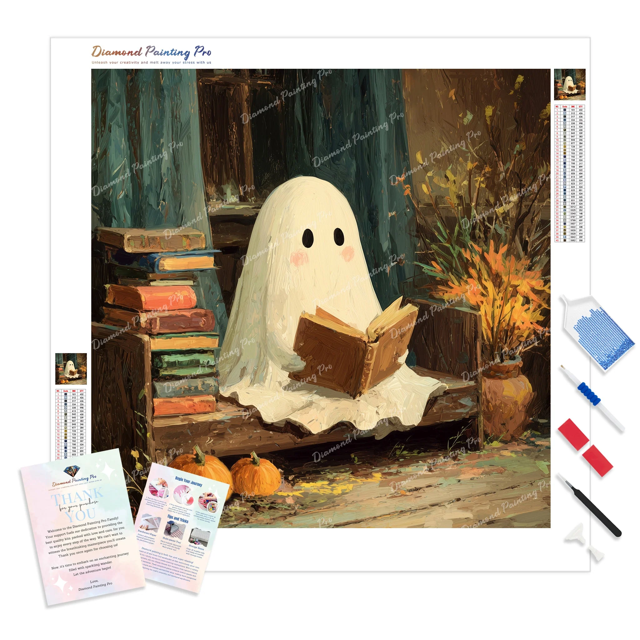 Storytime Boo | Diamond Painting
