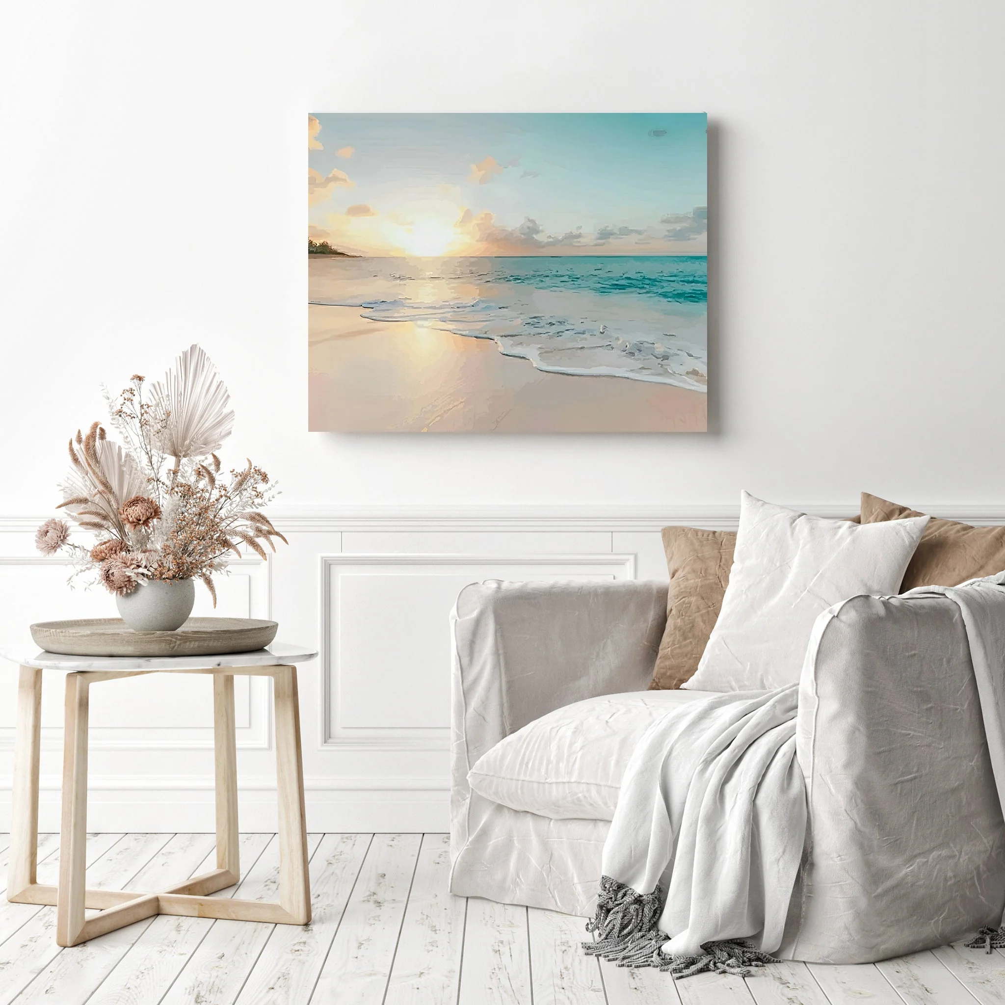 Sunrise at the Beach | Diamond Painting - Image 3