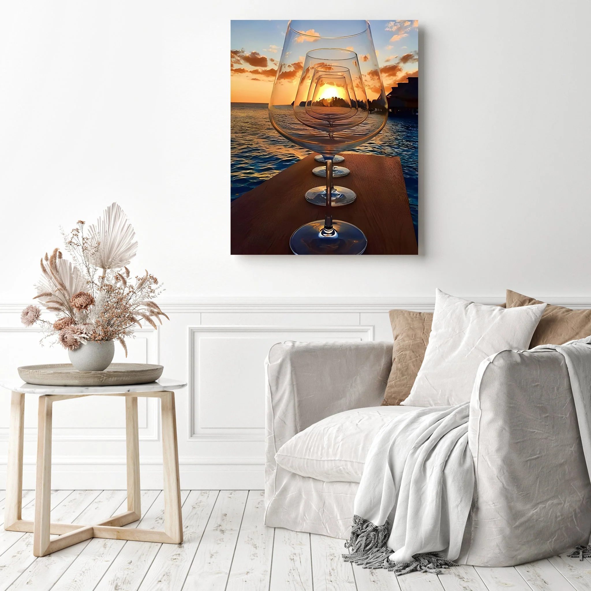 Sunset in a Wine Glass | Diamond Painting - Image 3