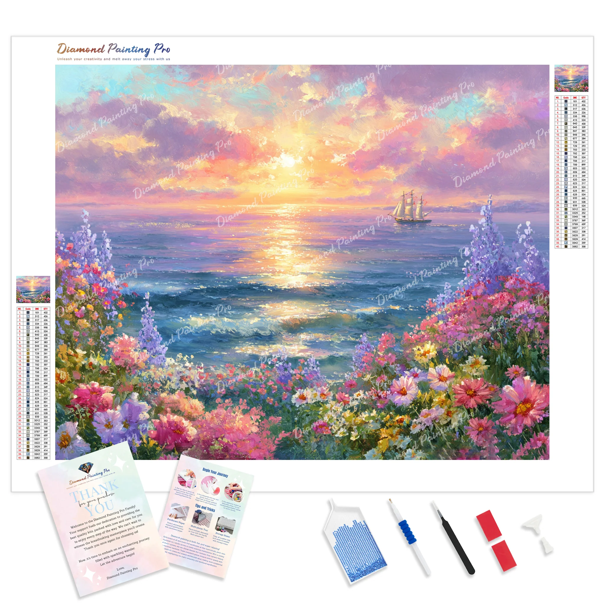 Sunset Sails | Diamond Painting