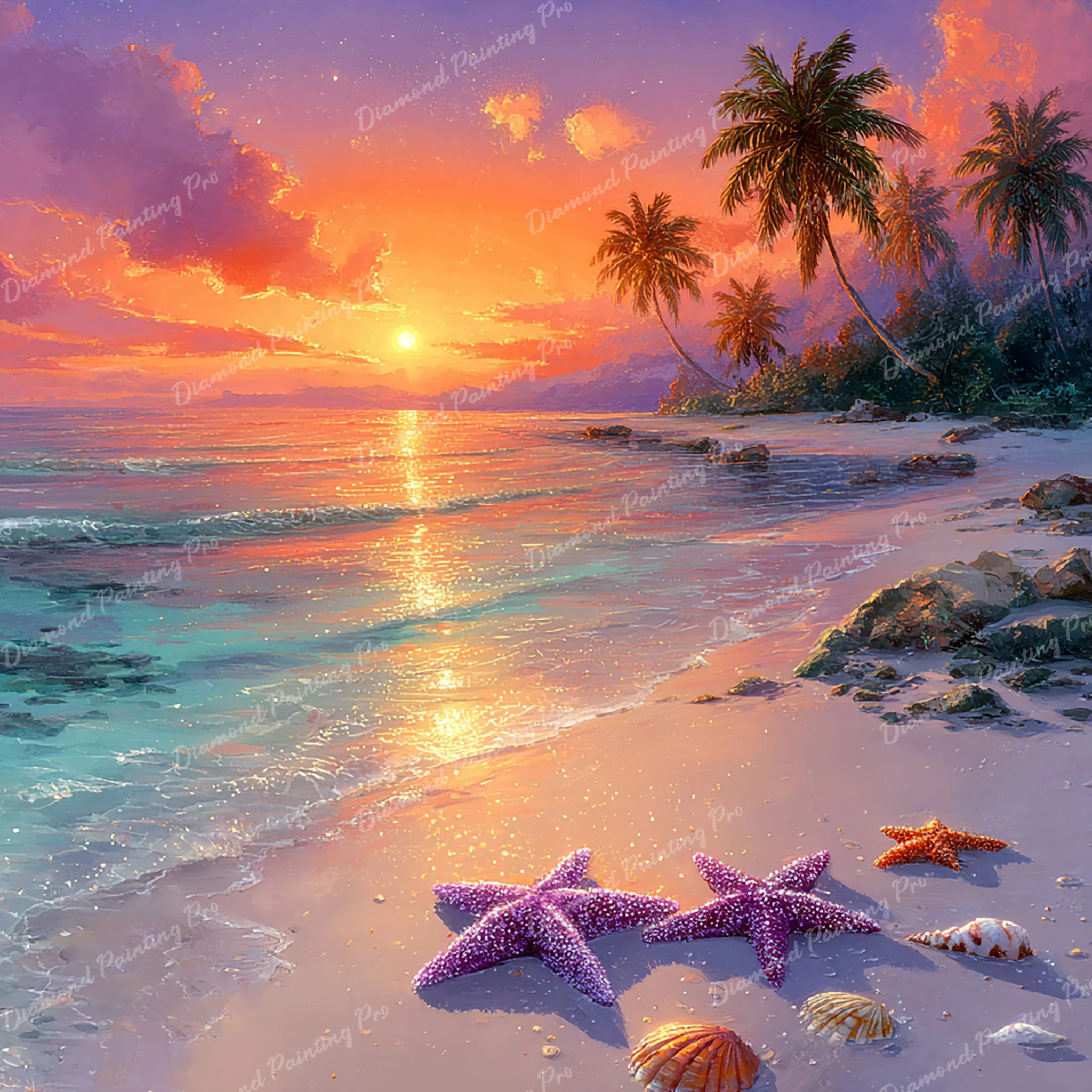 Sunset Serenity | Diamond Painting - Image 2