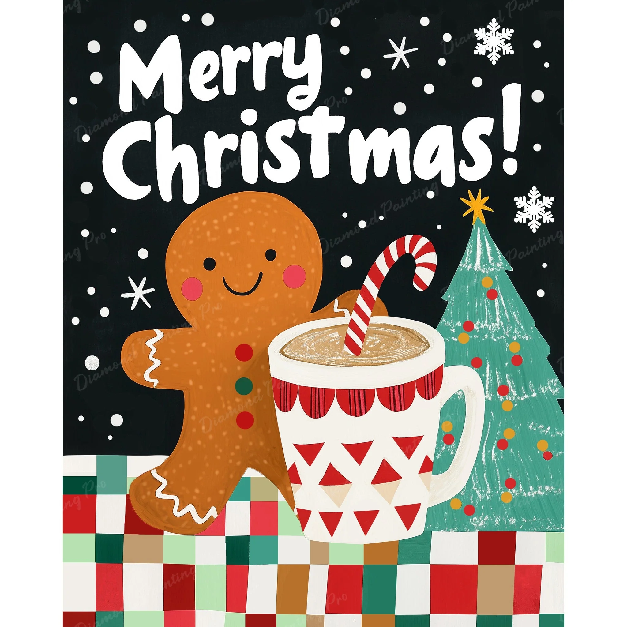 Sweet Sips of Christmas Joy | Diamond Painting - Image 2