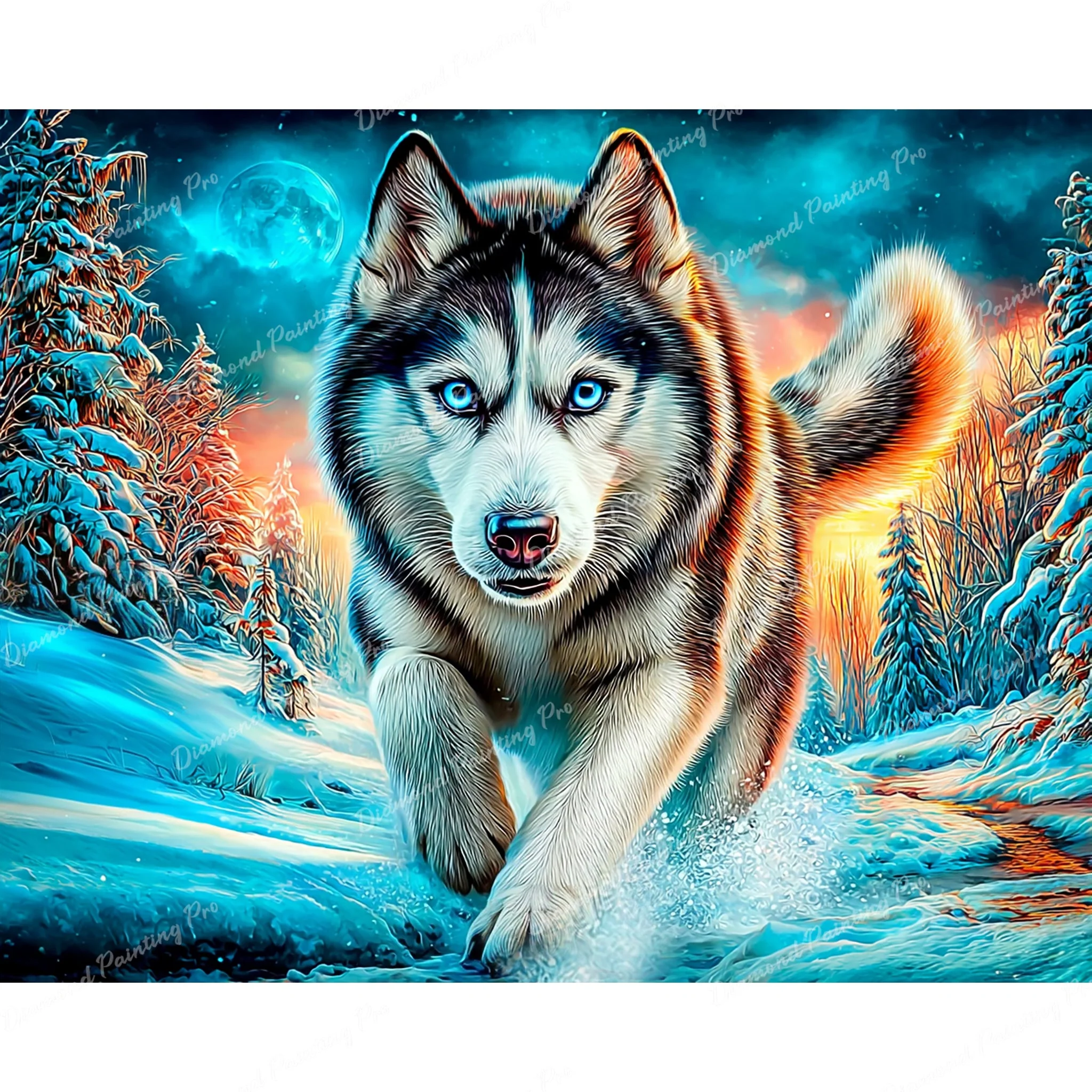 The Arctic Wolf | Diamond Painting - Image 2