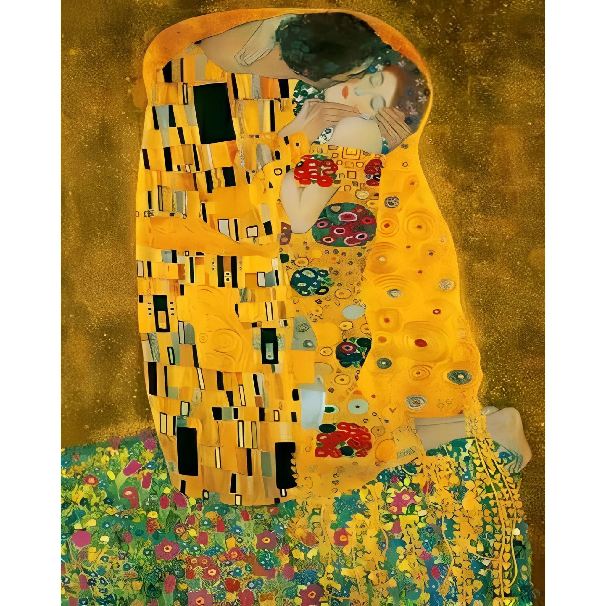 The Kiss - Gustav Klimt | Diamond Painting - Image 2