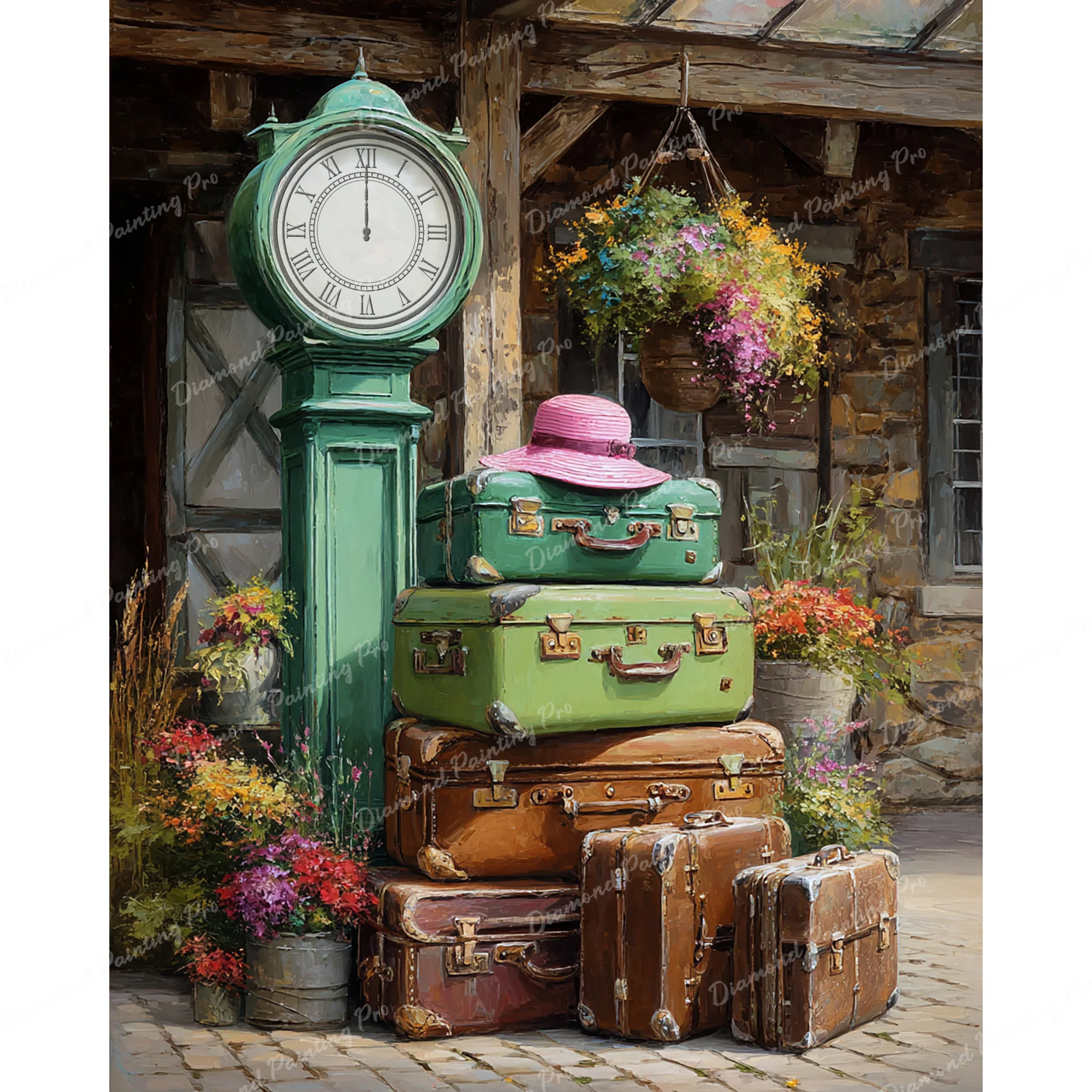 Traveler’s Wait | Diamond Painting - Image 2