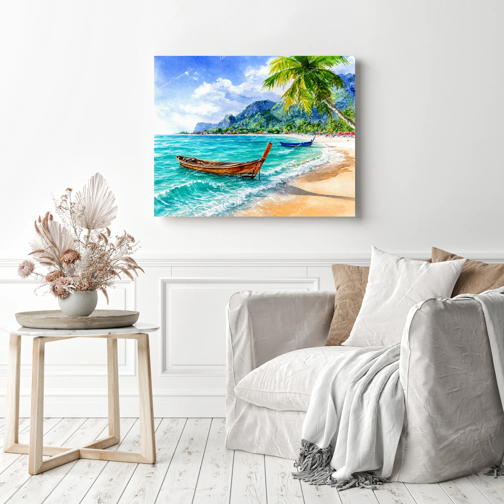 Tropical Beach | Diamond Painting - Image 3