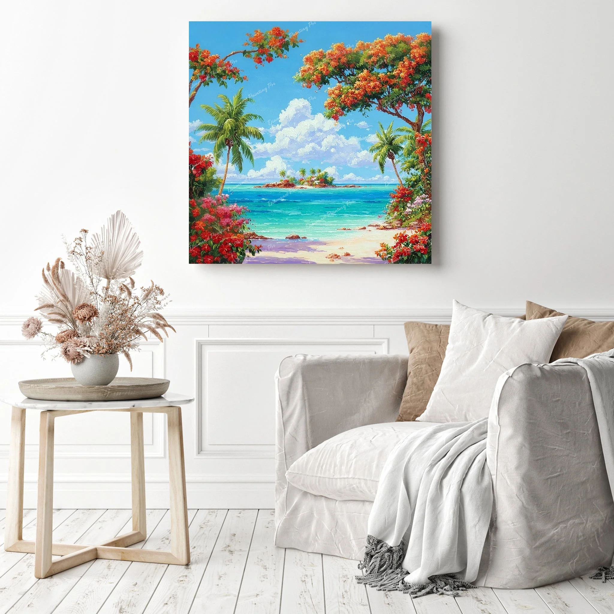 Tropical Island Escape | Diamond Painting - Image 3