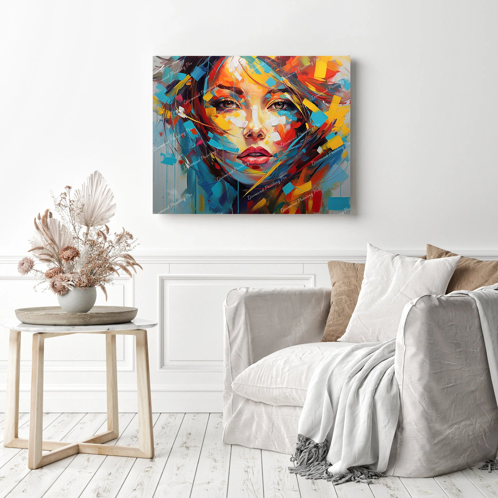 Vibrant Abstract Reflections | Diamond Painting - Image 3