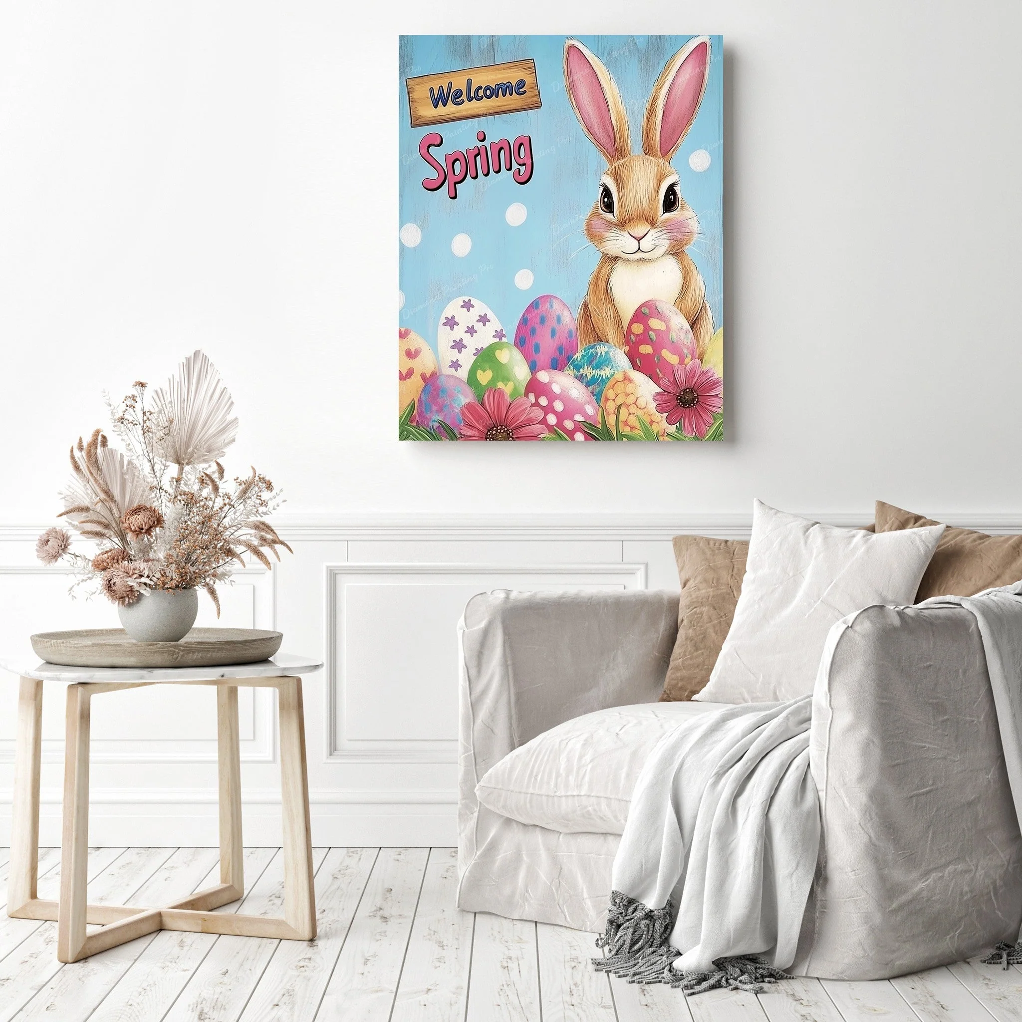 Welcome Spring Bunny | Diamond Painting - Image 3