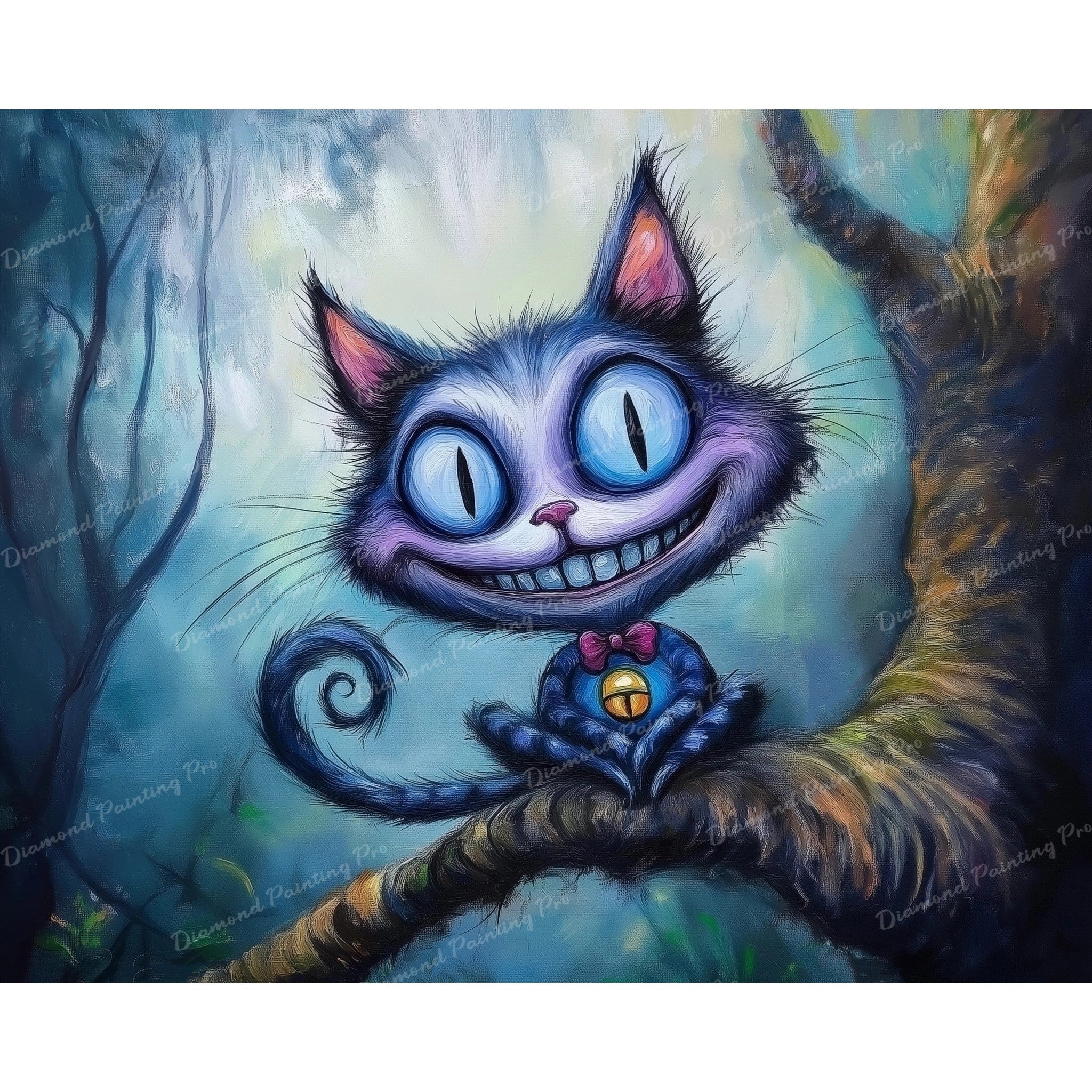 Whimsy Cheshire Cat | Diamond Painting - Image 2